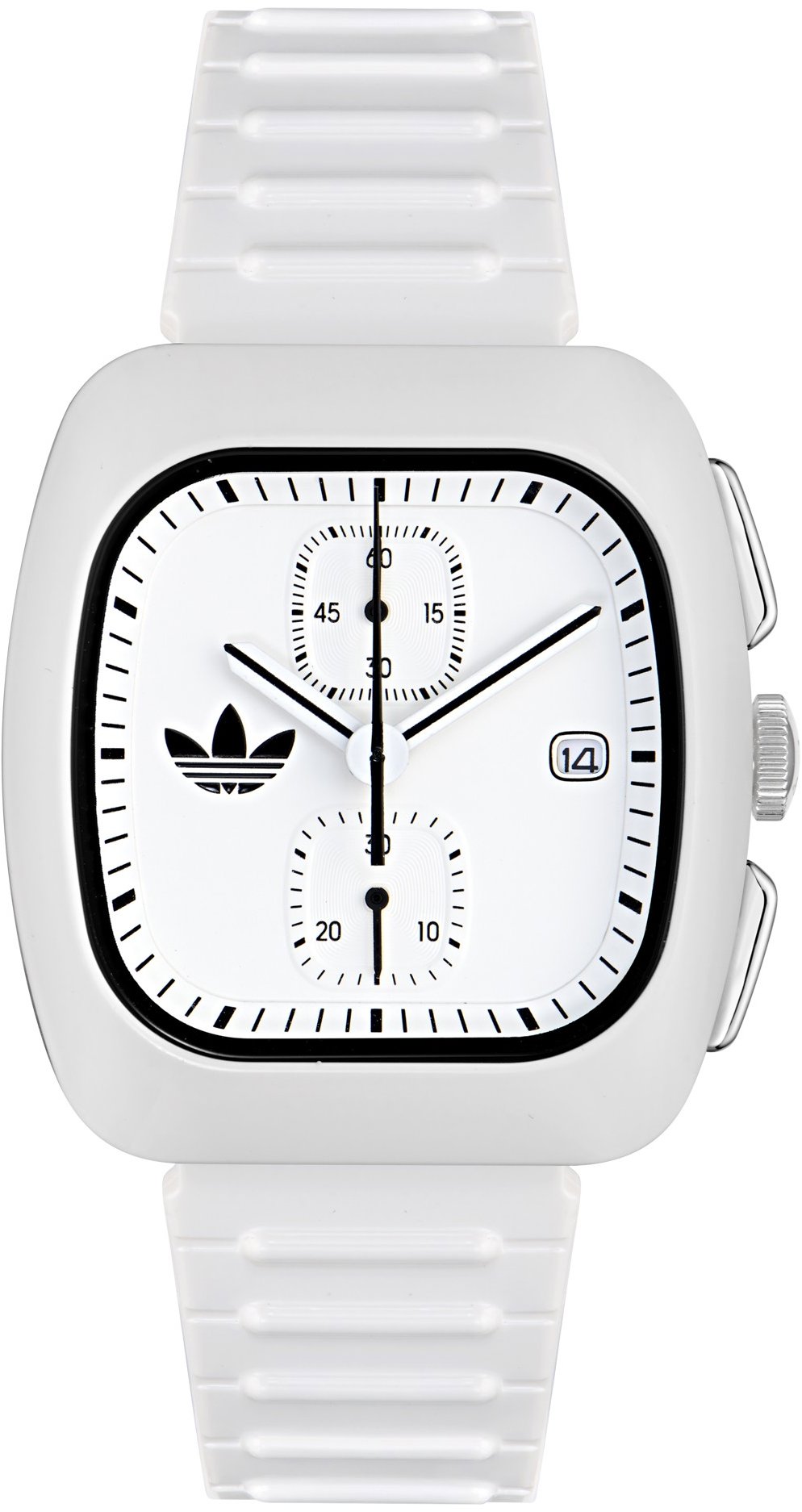 Adidas unisex hodinky Retro Wave Two Chrono hranaté analogové AOSY24532