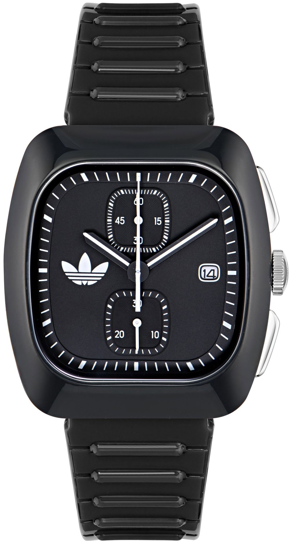 Adidas unisex hodinky Retro Wave Two Chrono hranaté analogové AOSY24533