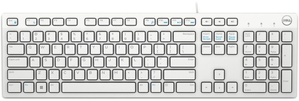 Dell KB-216 bílá - US INTL