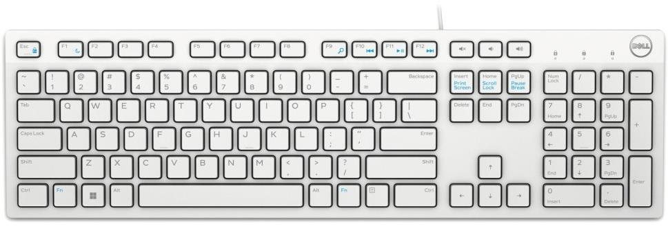 Dell KB-216 bílá - DE