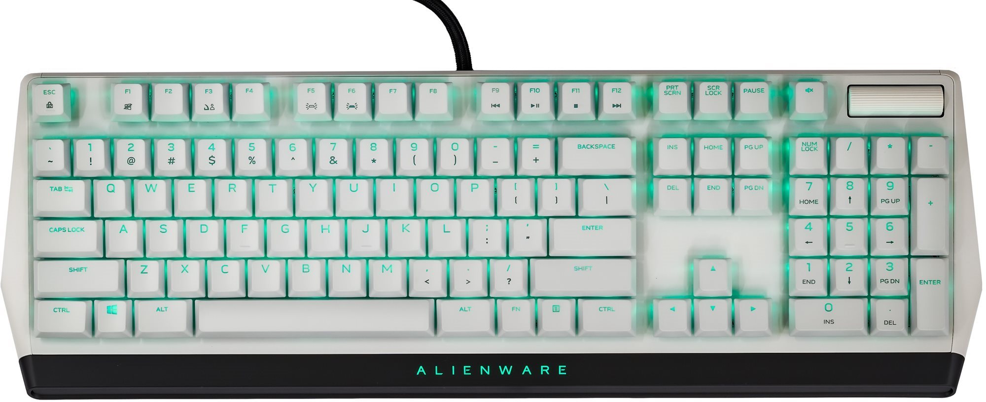 Dell Alienware Low-profile RGB Mechanical Gaming Keyboard AW510K Lunar Light - US