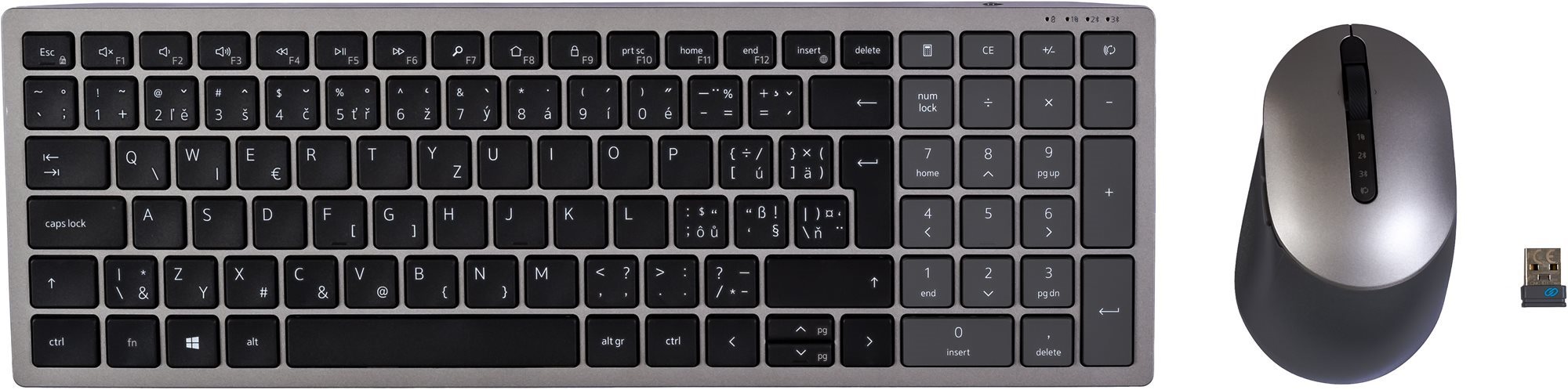 Dell Multi-Device Wireless Combo KM7120W Titan Gray - CZ/SK