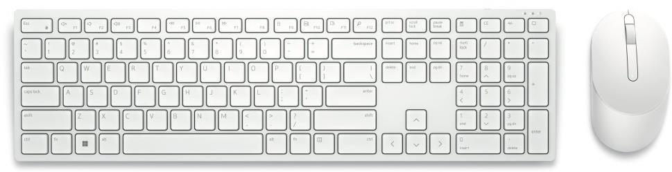 Dell Pro KM5221W bílo-šedý - CZ/SK