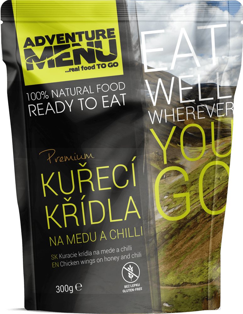 Adventure Menu - Kuřecí křídla na medu a chilli