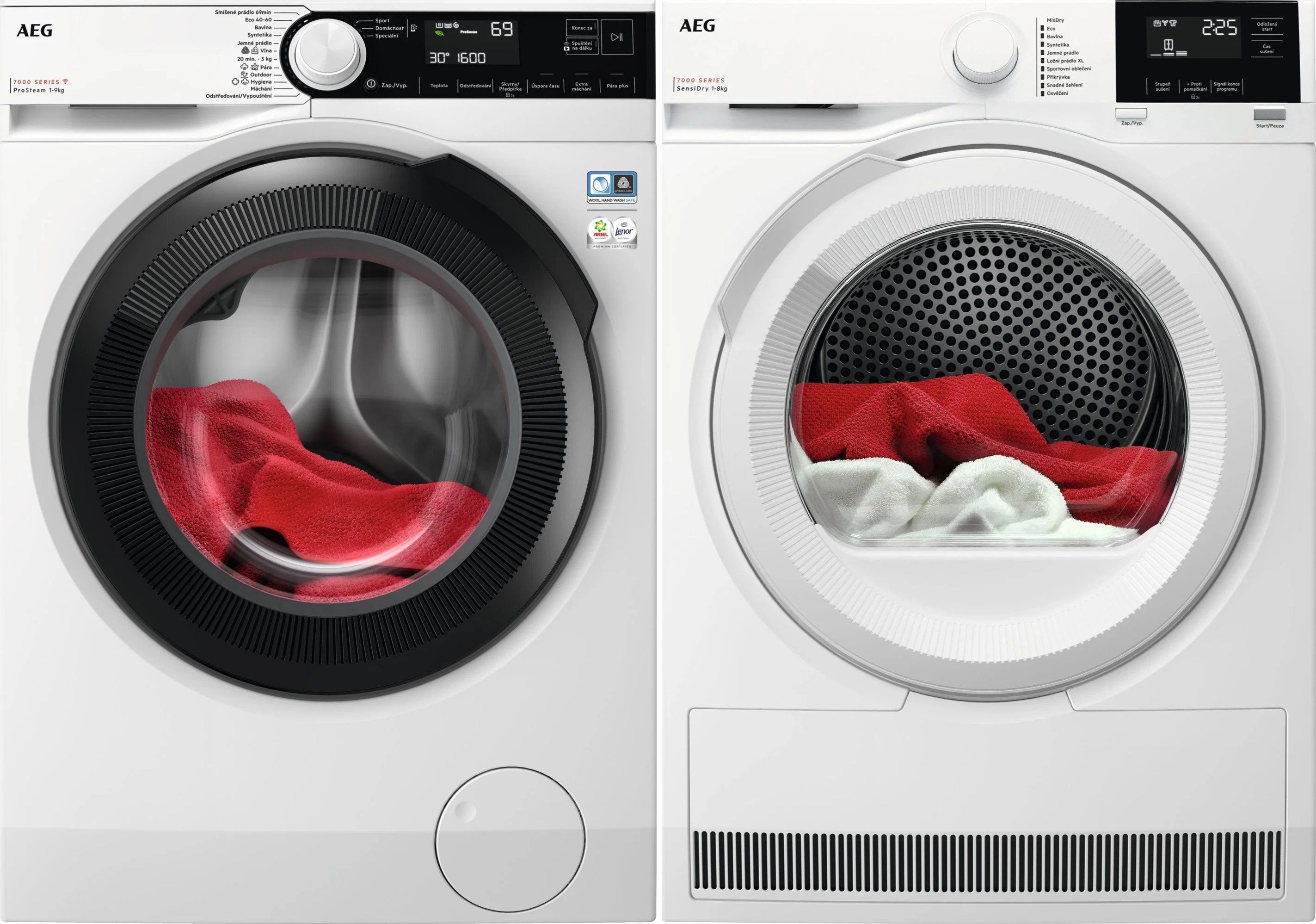 AEG 7000 ProSteam® LFR73964CC + AEG 7000 ProSteam® LFR73964CC