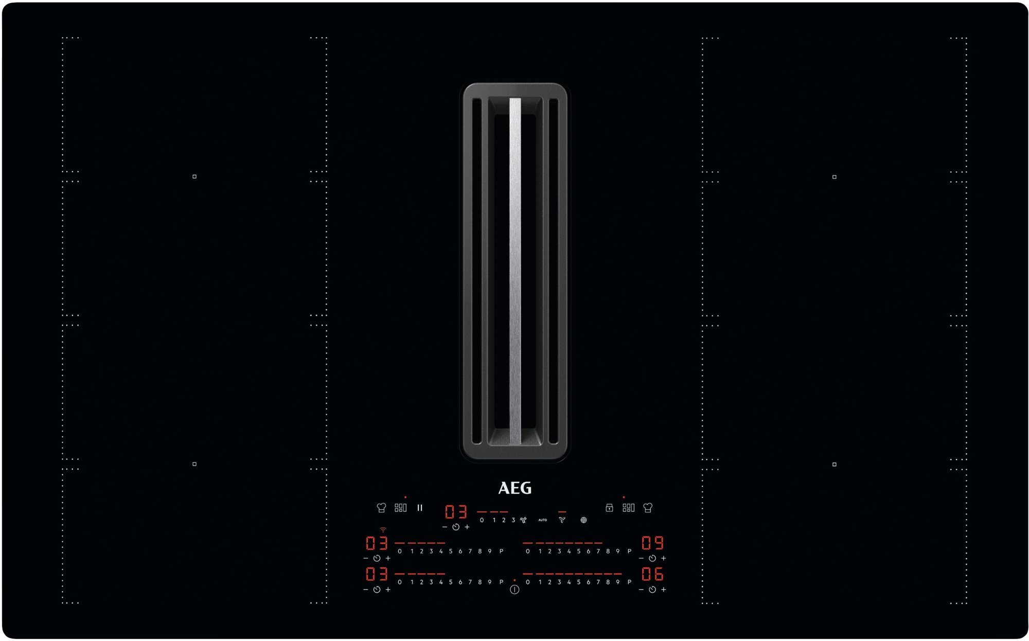 AEG CCE84779CB indukční varná deska s odsavačem