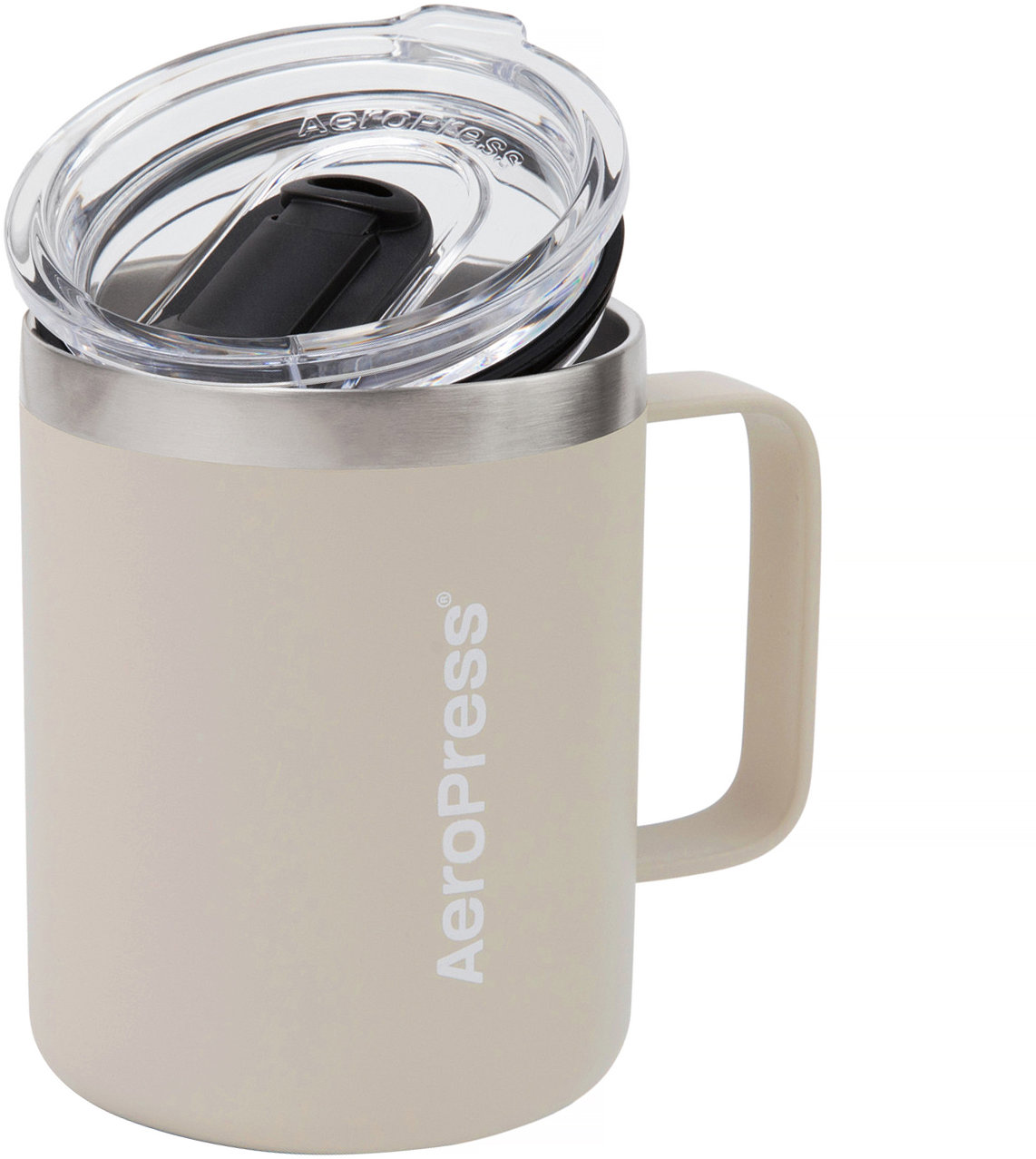 AeroPress Travel coffee mug krémový