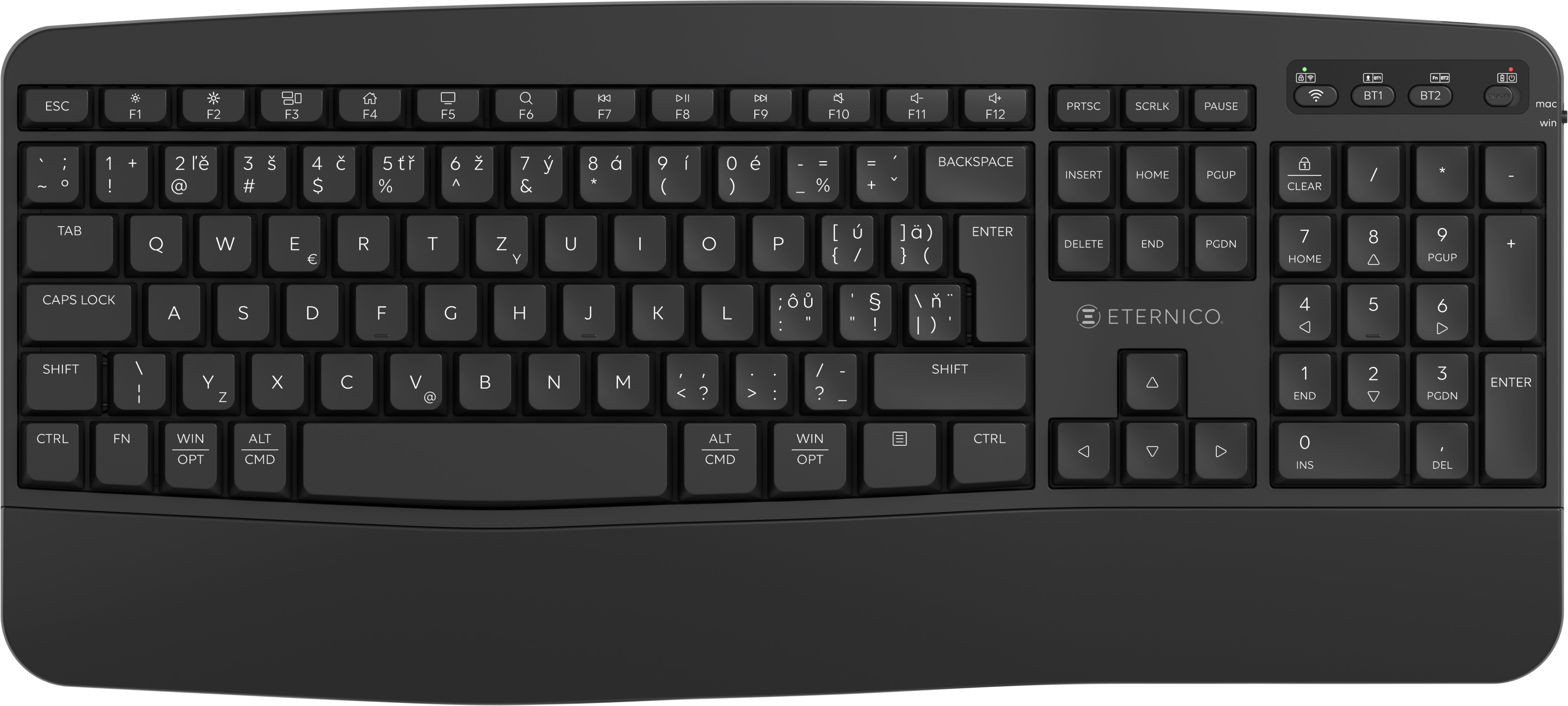 Ergonomická klávesnice Eternico KSB2430