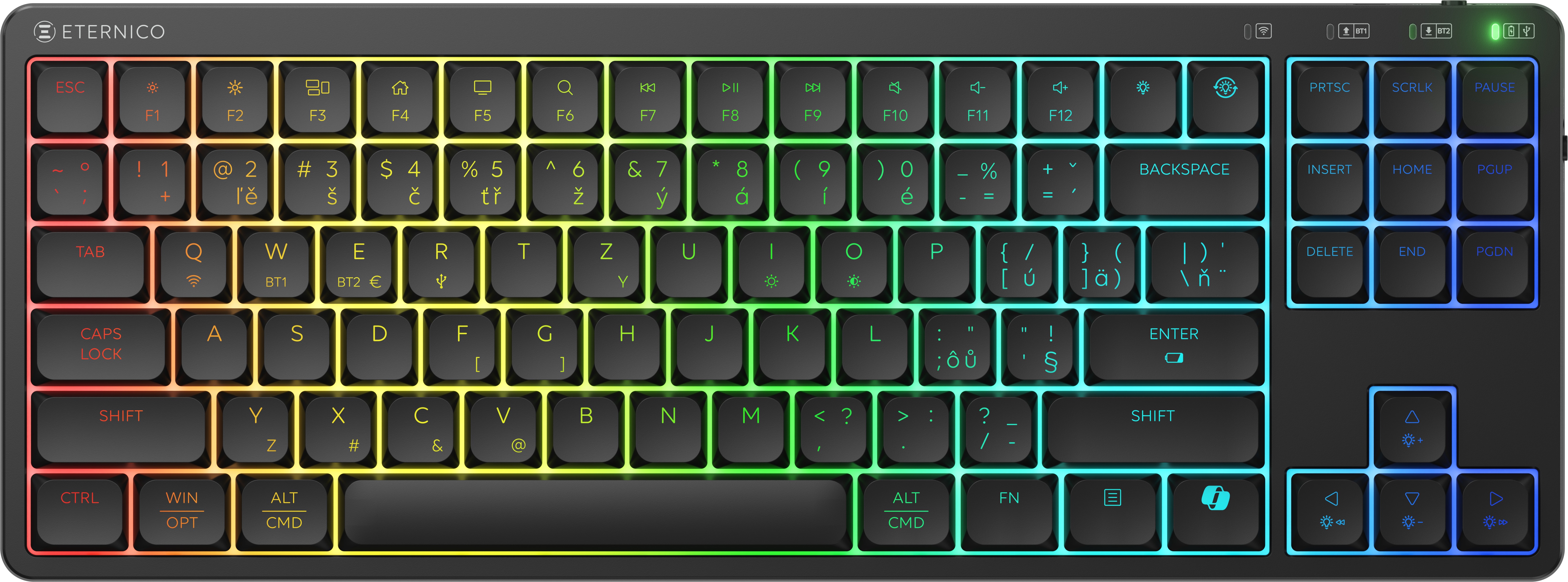 Eternico Wireless Mechanical Keyboard MKS7010 - CZ/SK