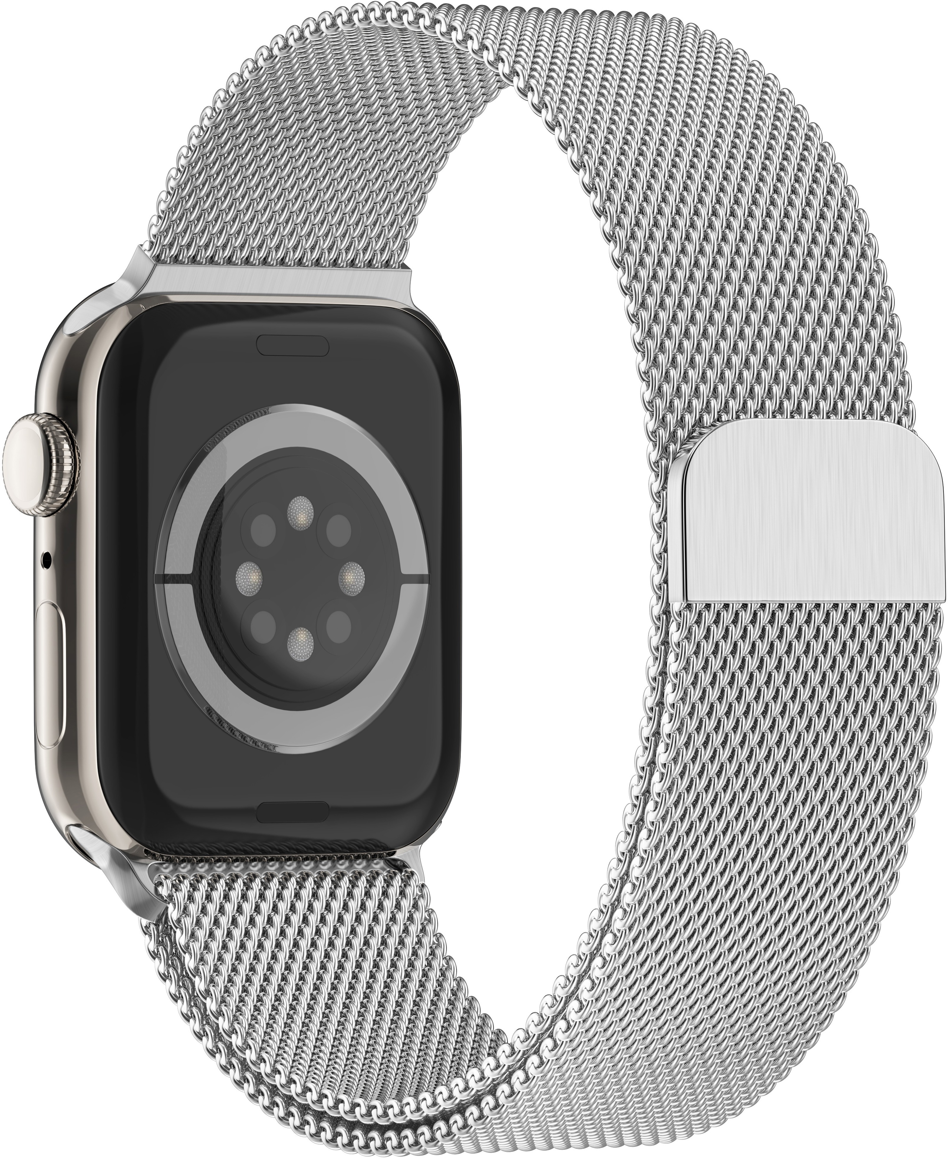 Eternico Elegance Milanese pro Apple Watch 38mm / 40mm / 41mm / 42mm silver