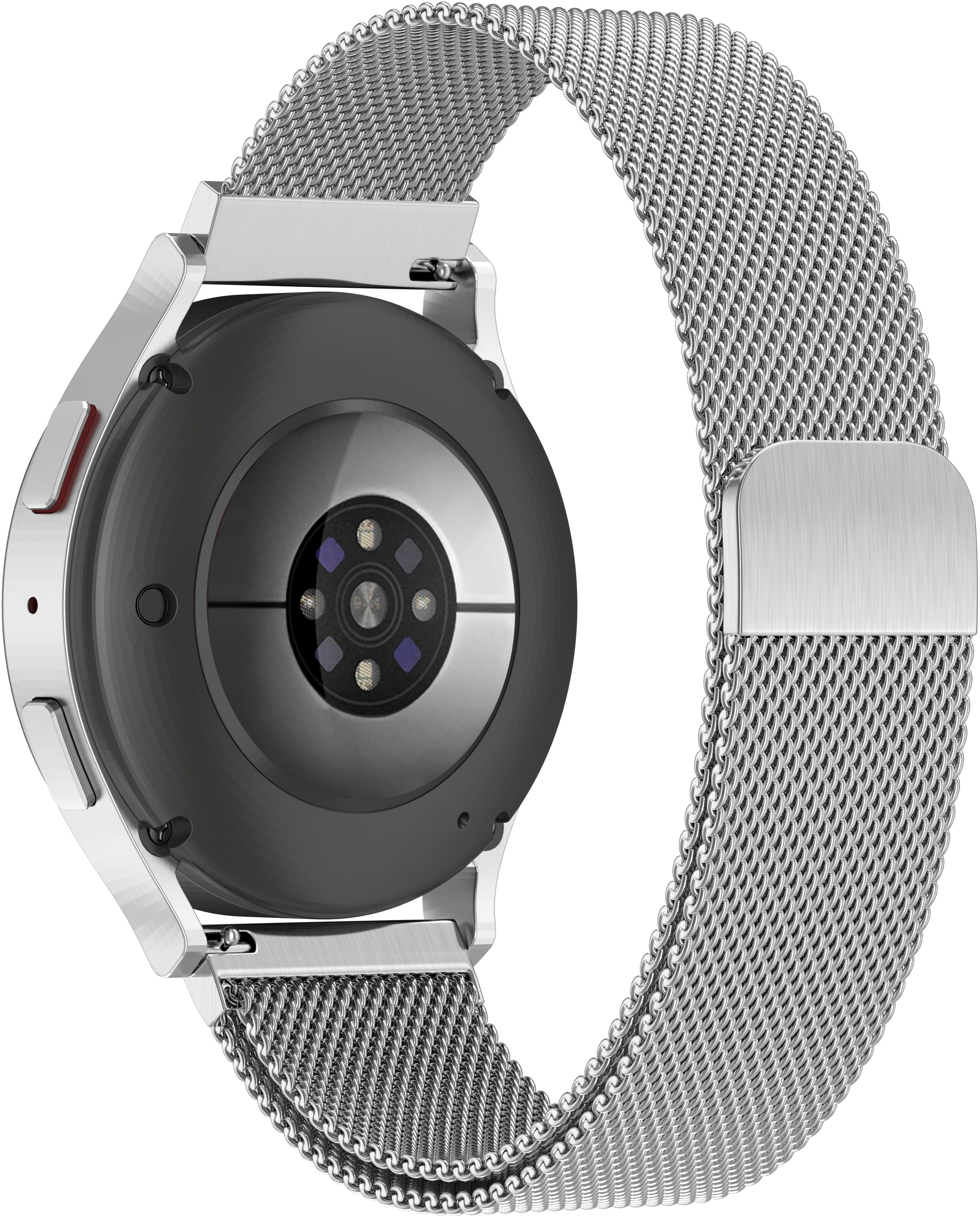 Eternico Elegance Milanese pro Universal Quick Release 20mm silver