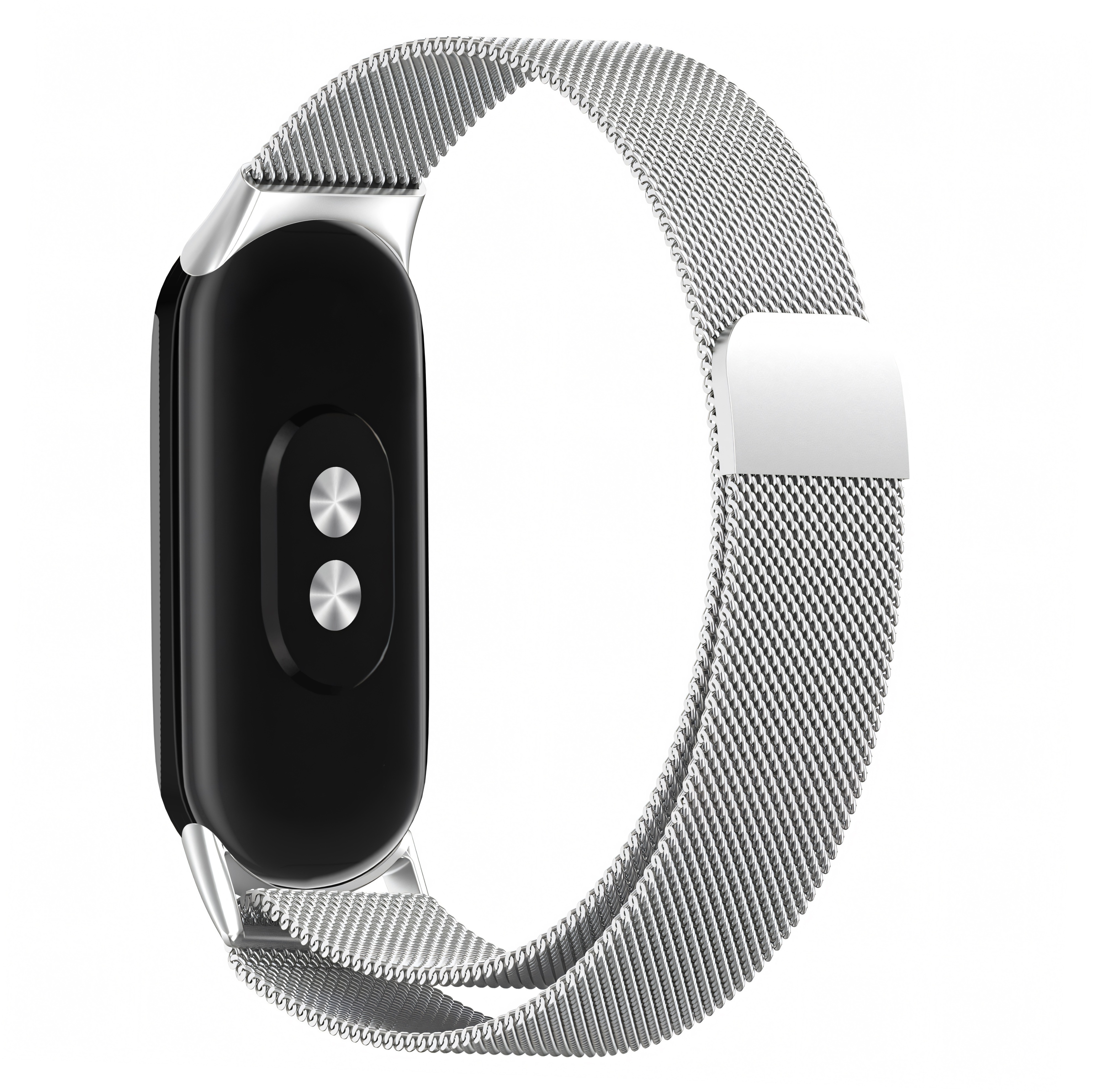 Eternico Elegance Milanese pro Xiaomi Smart Band 8 / 9 / 10 silver