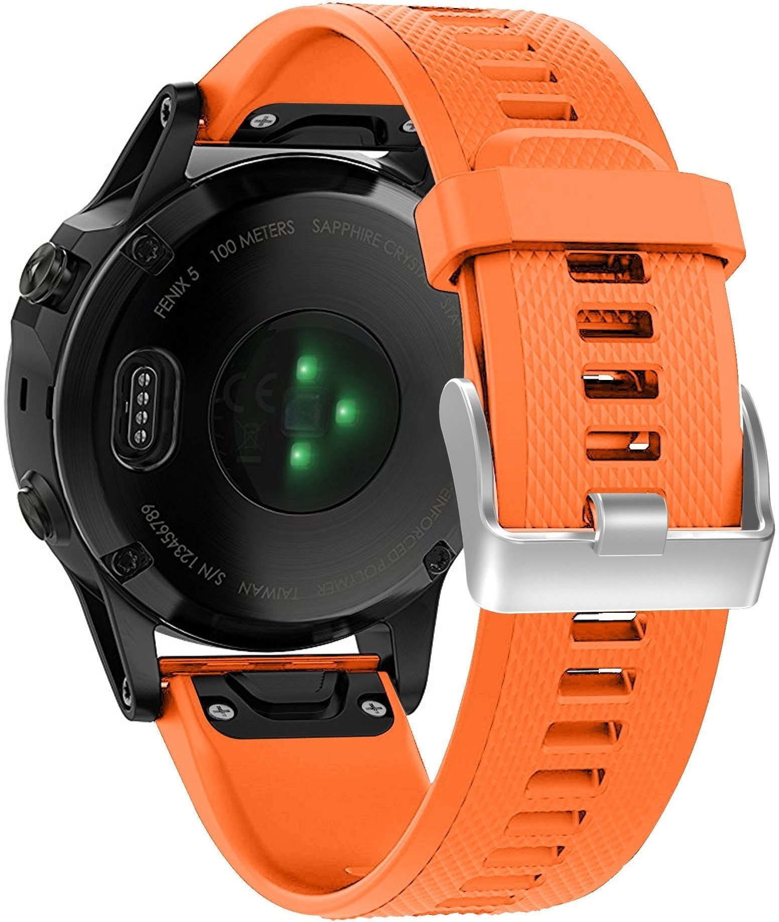 Eternico Essential pro Garmin QuickFit 22mm oranžový