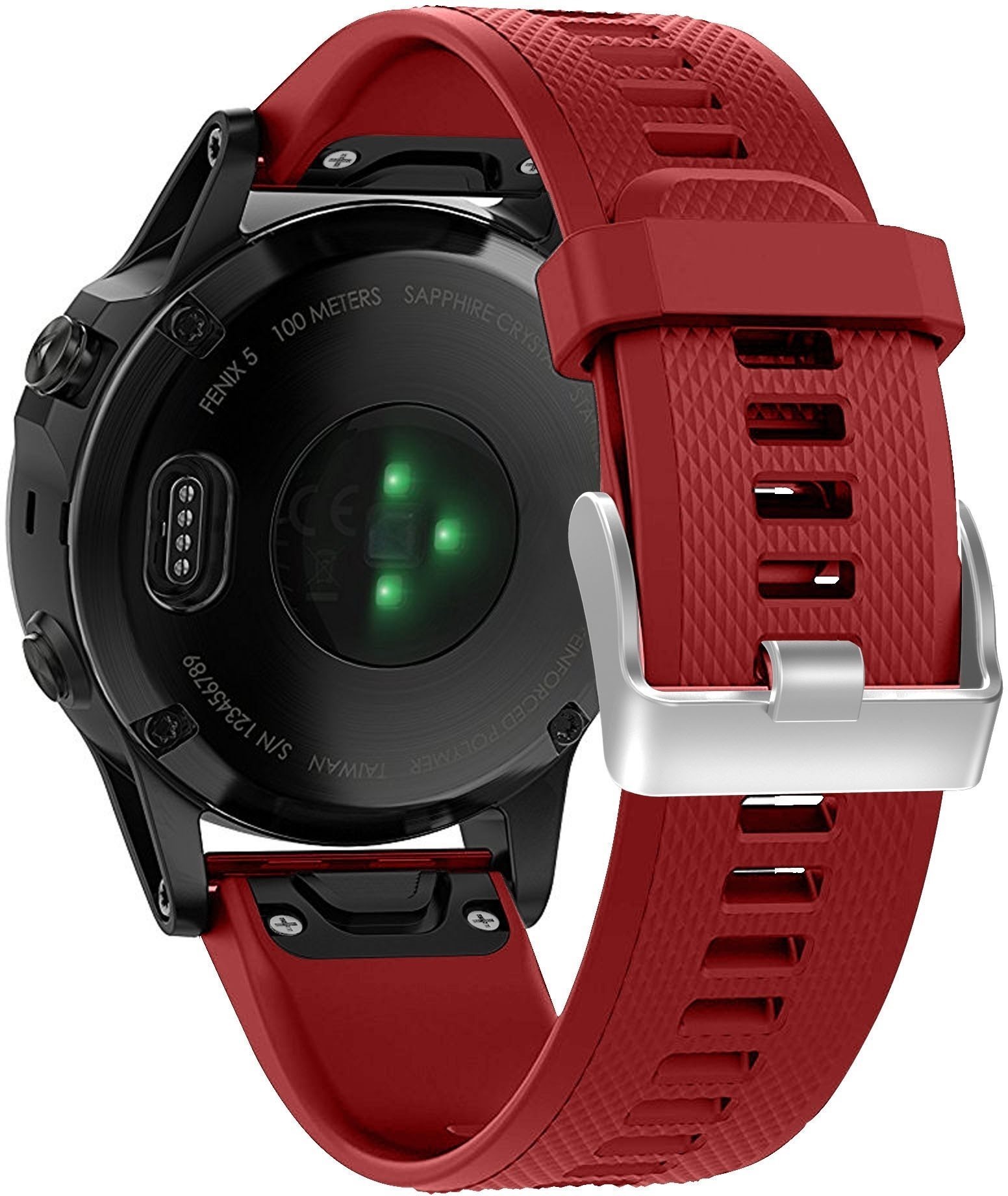 Eternico Essential pro Garmin QuickFit 22mm červený
