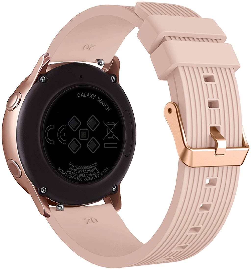 Eternico Essential Vertical Grain Rose Gold Buckle universal Quick Release 20mm růžovo zlatý