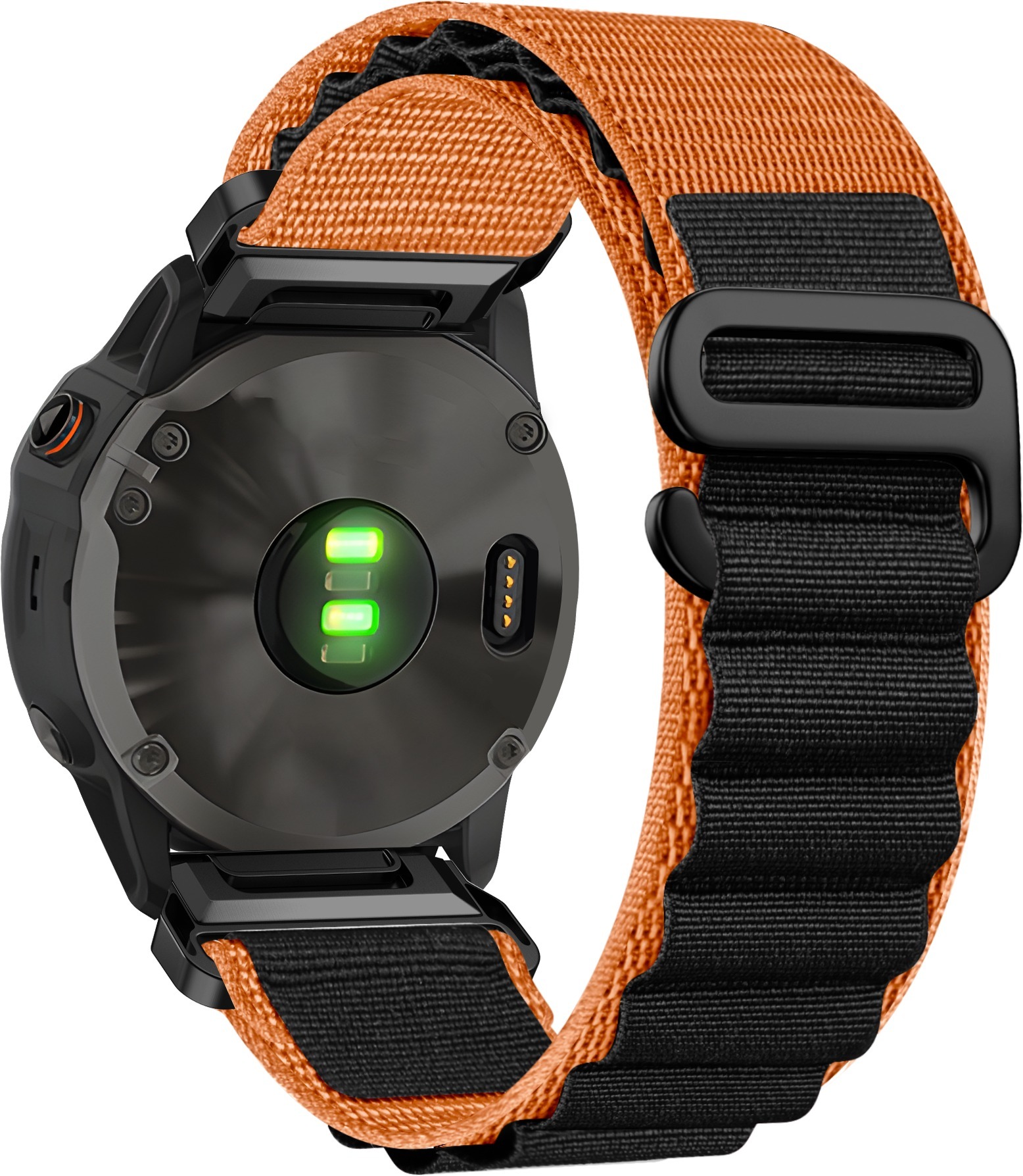 Eternico Alpine Look for Garmin QuickFit 22mm orange