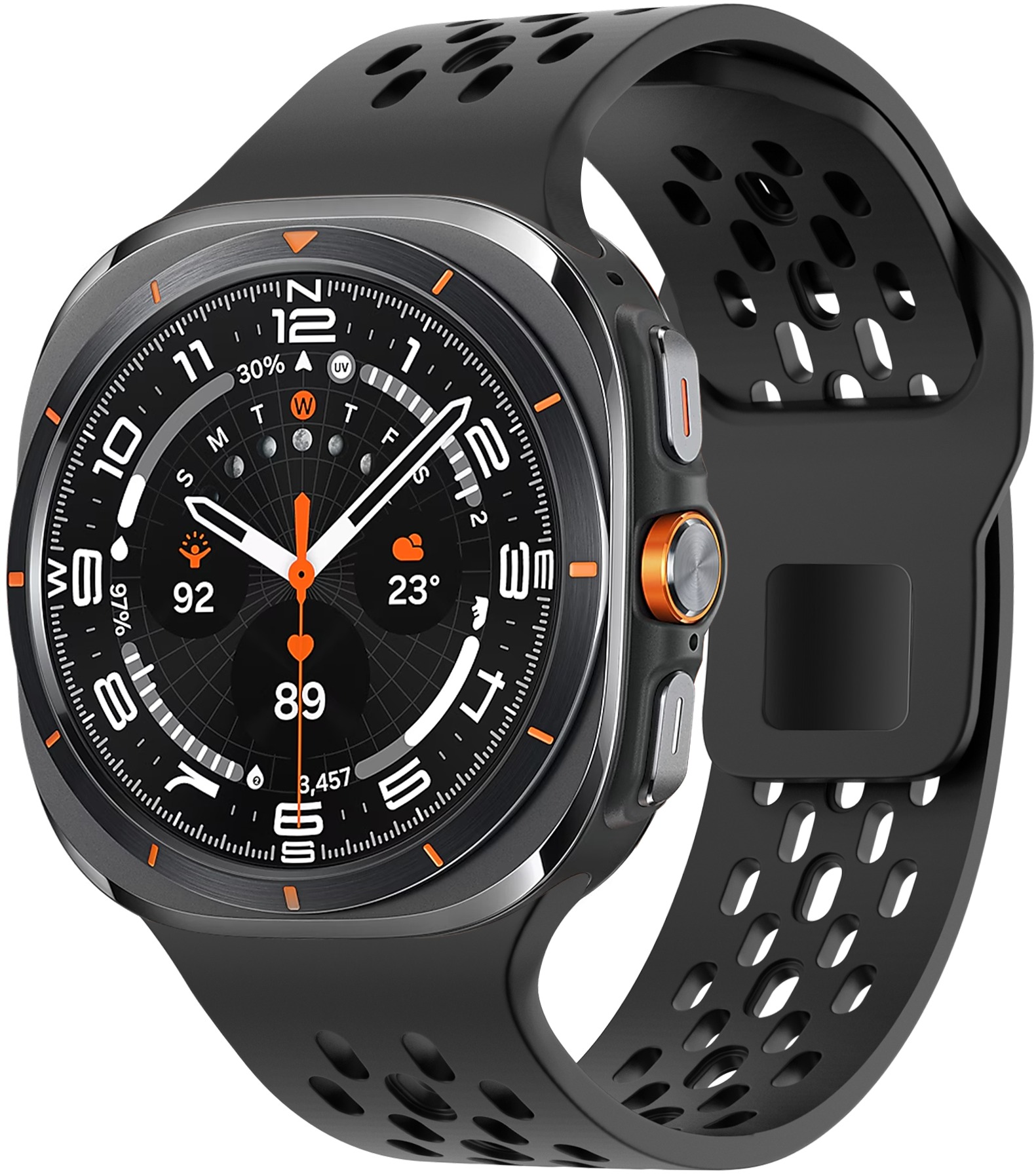 Eternico Sporty pro Samsung Galaxy Watch Ultra 47mm black