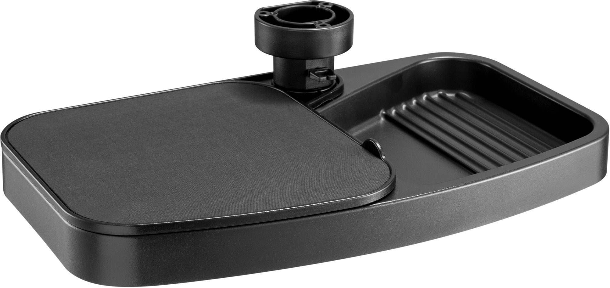 AlzaErgo Tray T120 černý - moderní a praktický stolní nábytek pro kancelář nebo domácí použití.