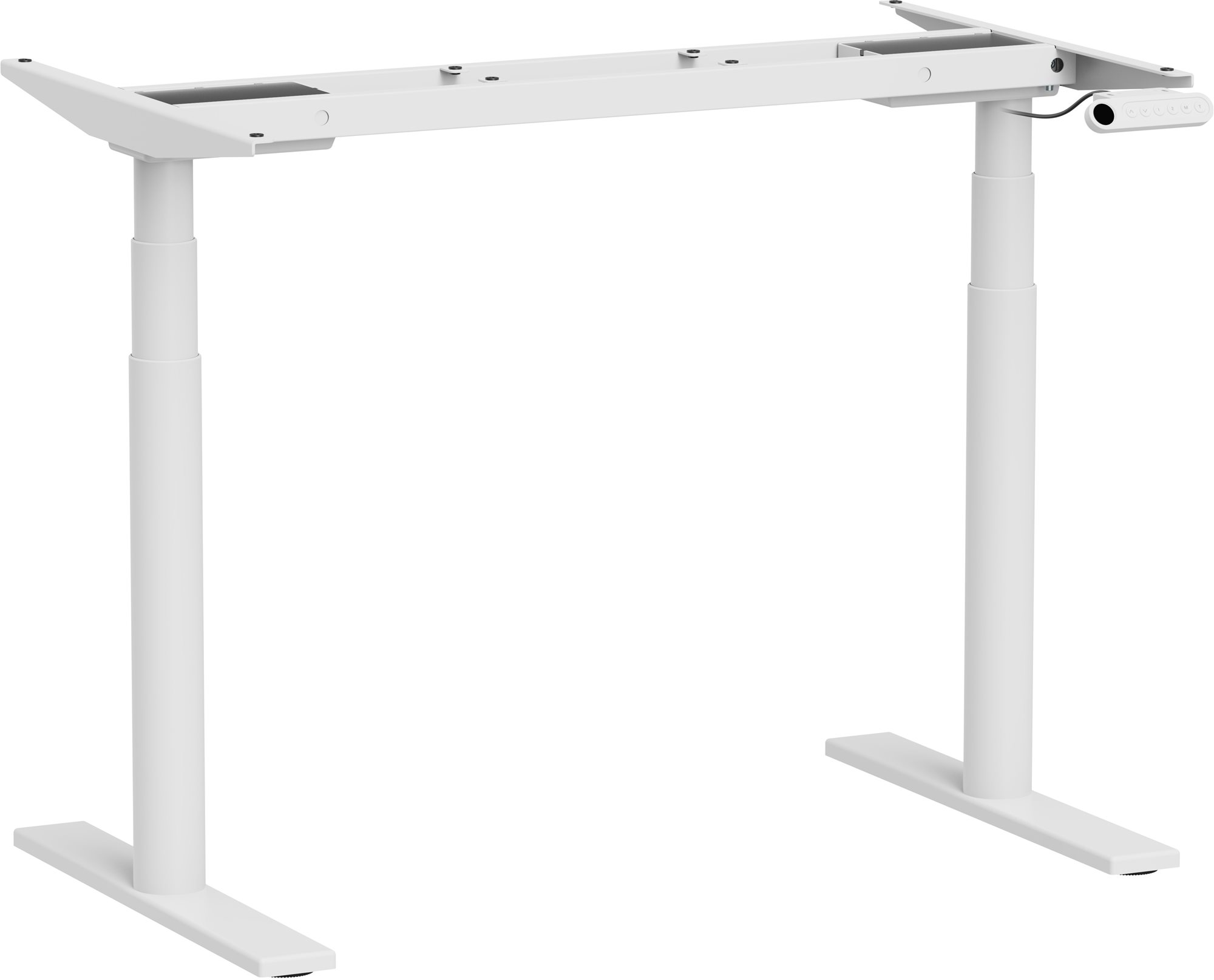 AlzaErgo Table ET1 Ionic bílý - ergonomický polohovací stůl