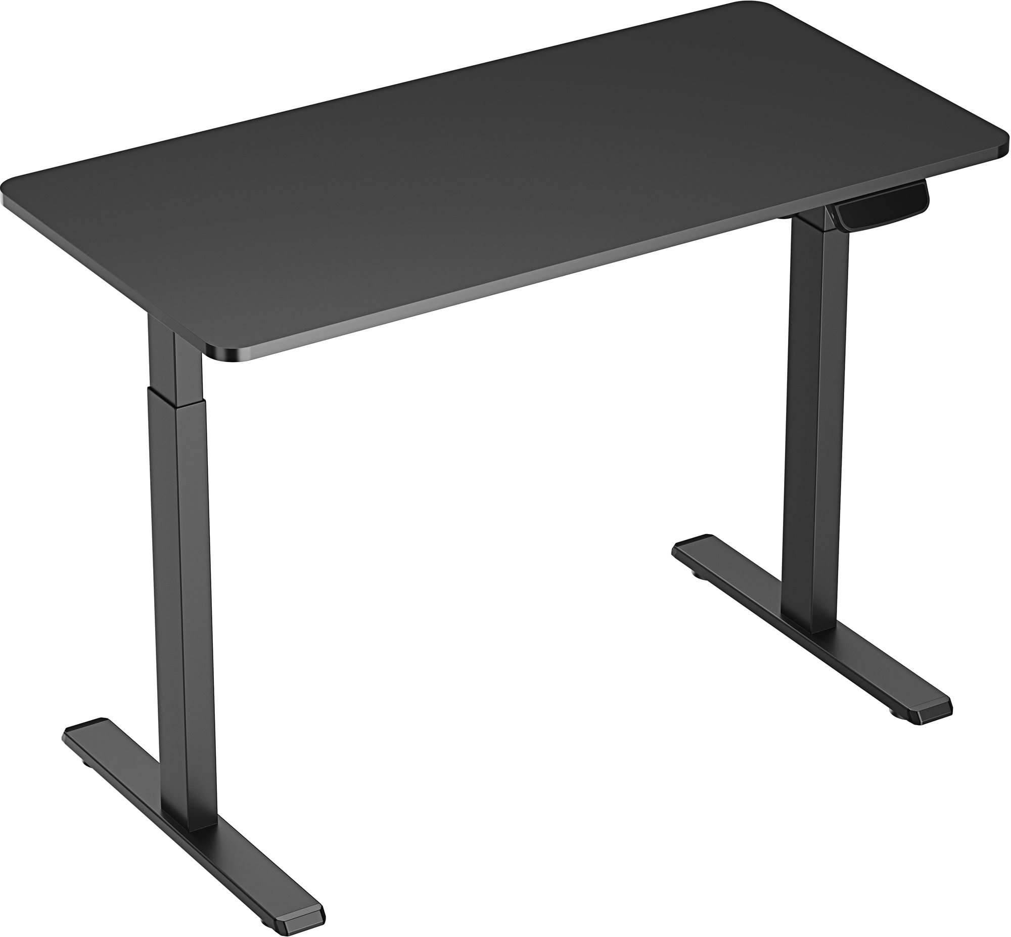 AlzaErgo Table ET4 AiO Touch 140×70 cm černý pracovní stůl