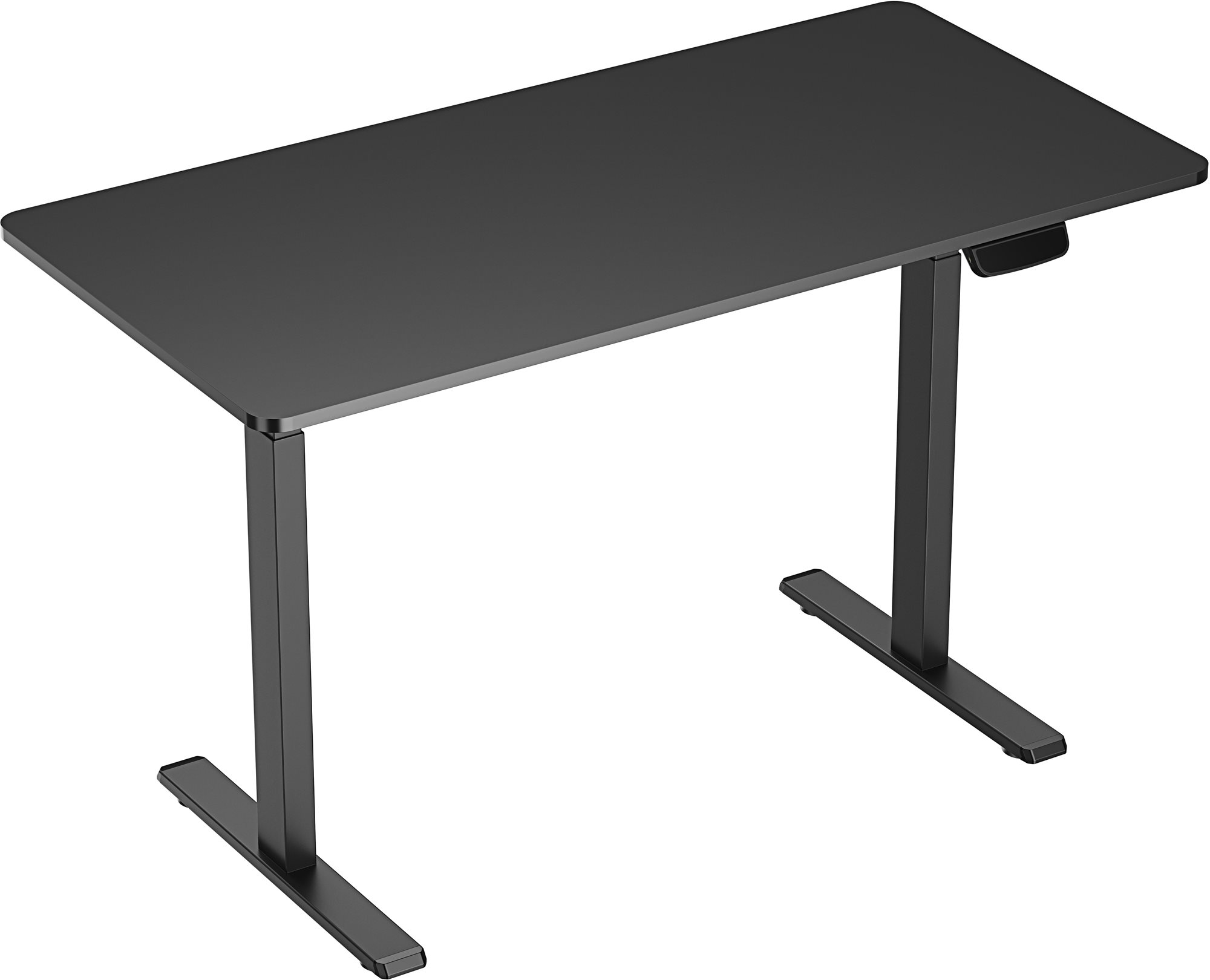 AlzaErgo Table ET4 AiO Touch 140×70 cm černý pracovní stůl