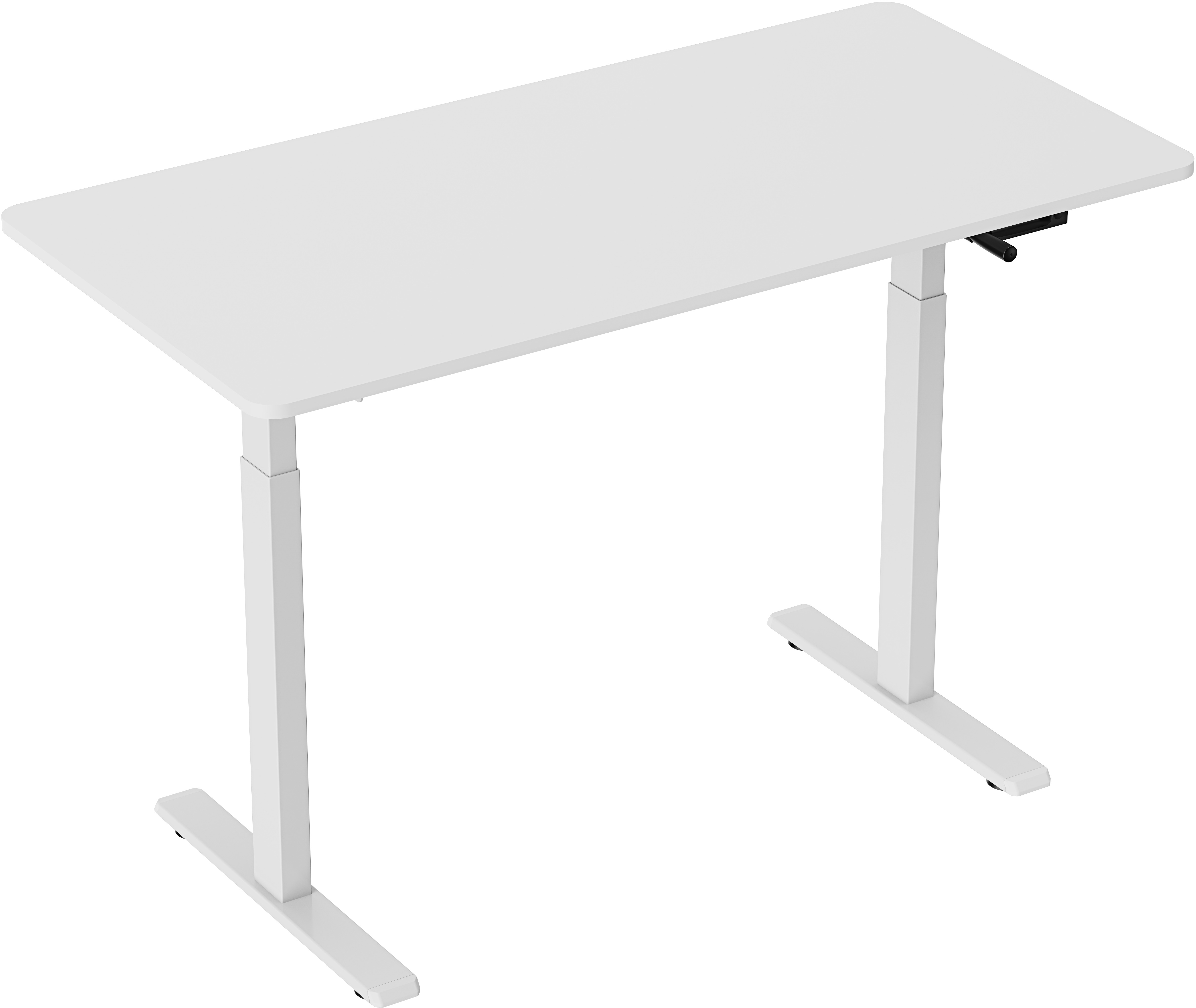 Bílý kancelářský stůl AlzaErgo Table ET5 AiO Essential 140×70 cm