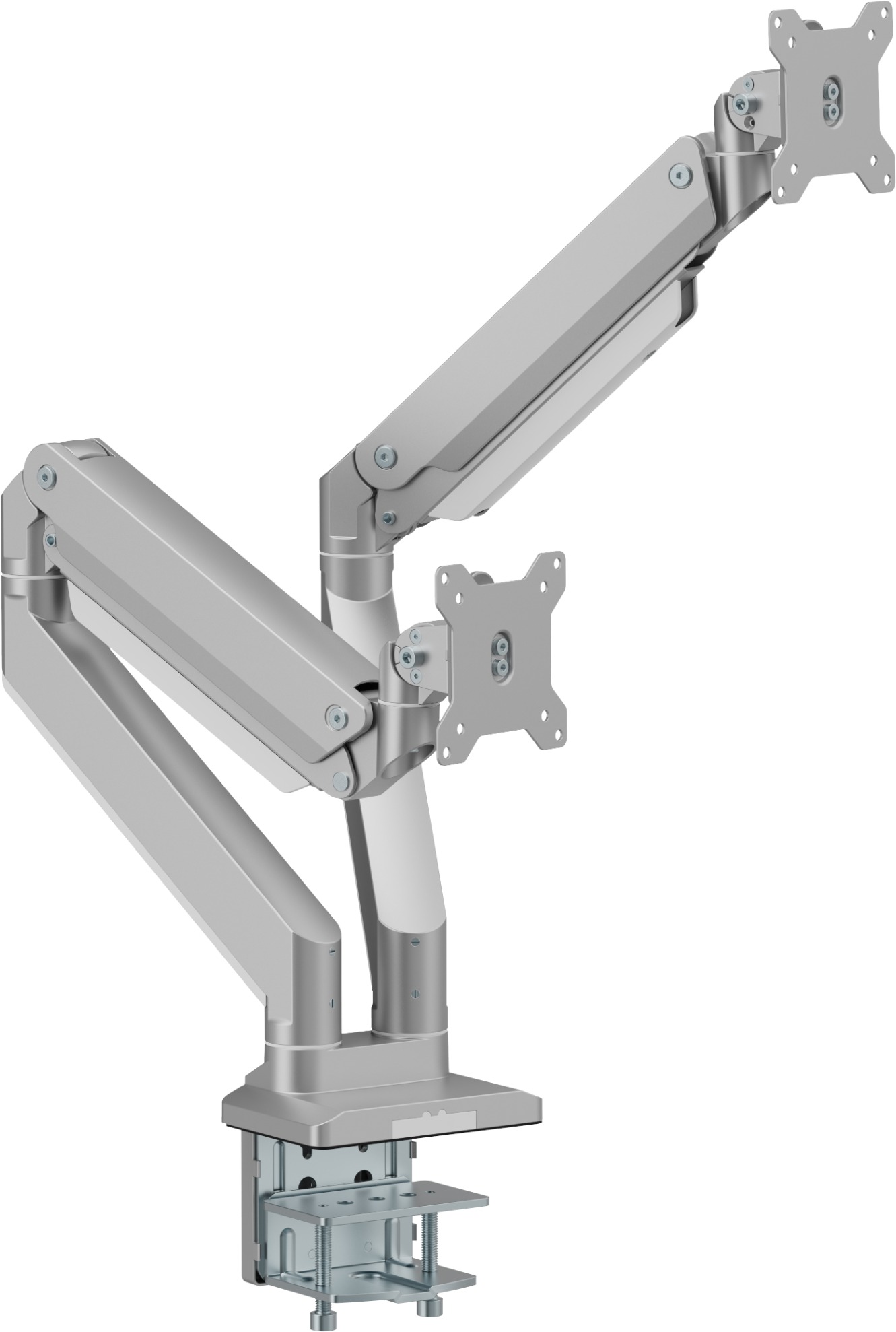 AlzaErgo Arm D50S Heavy Duty stříbrný