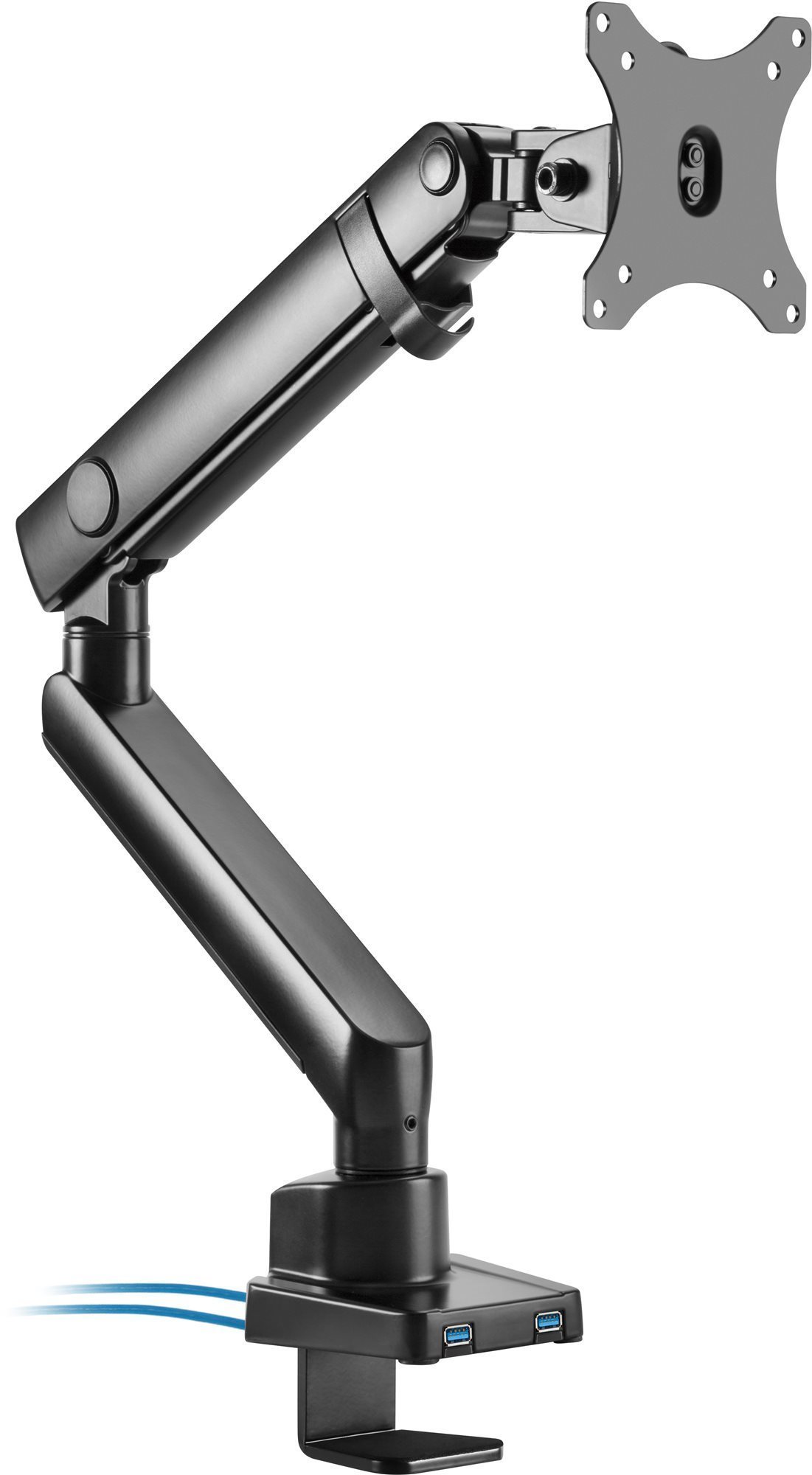 AlzaErgo Arm S65B Essential USB - ergonomický držák na monitor