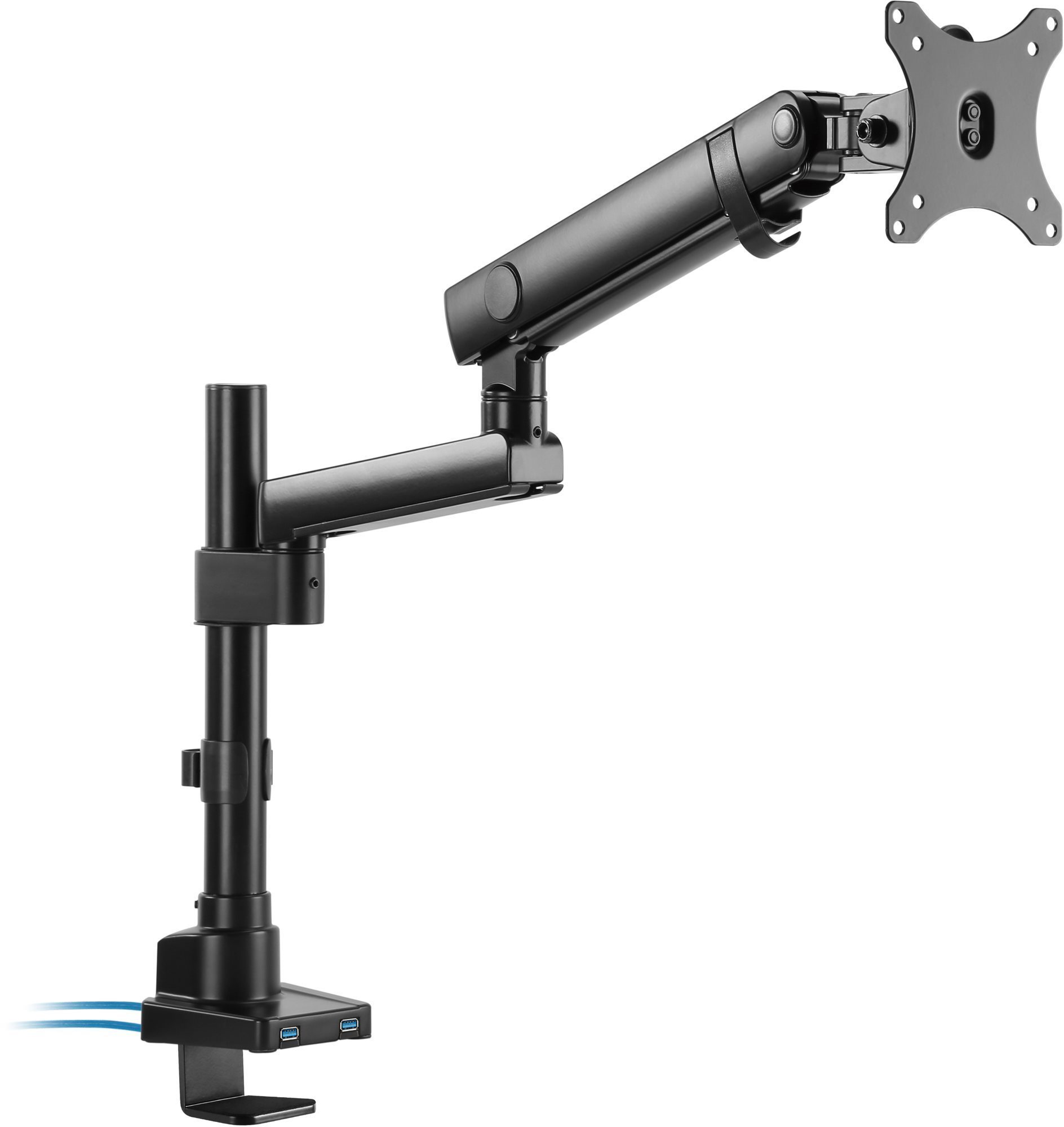 AlzaErgo Arm S70B Essential USB - ergonomický držák monitoru