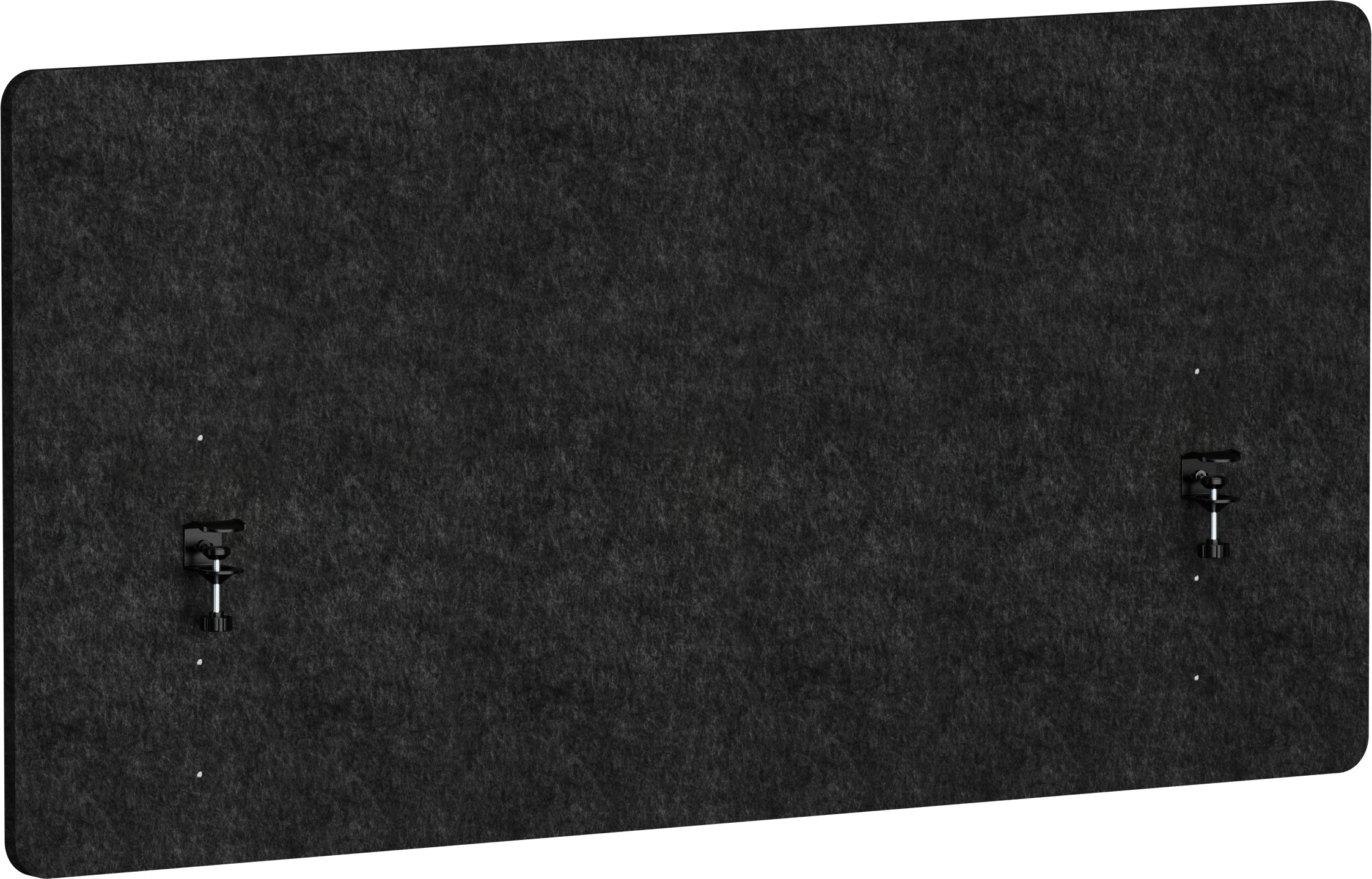 AlzaErgo Panel C12 Silent Desk Clip 150x75 cm černý