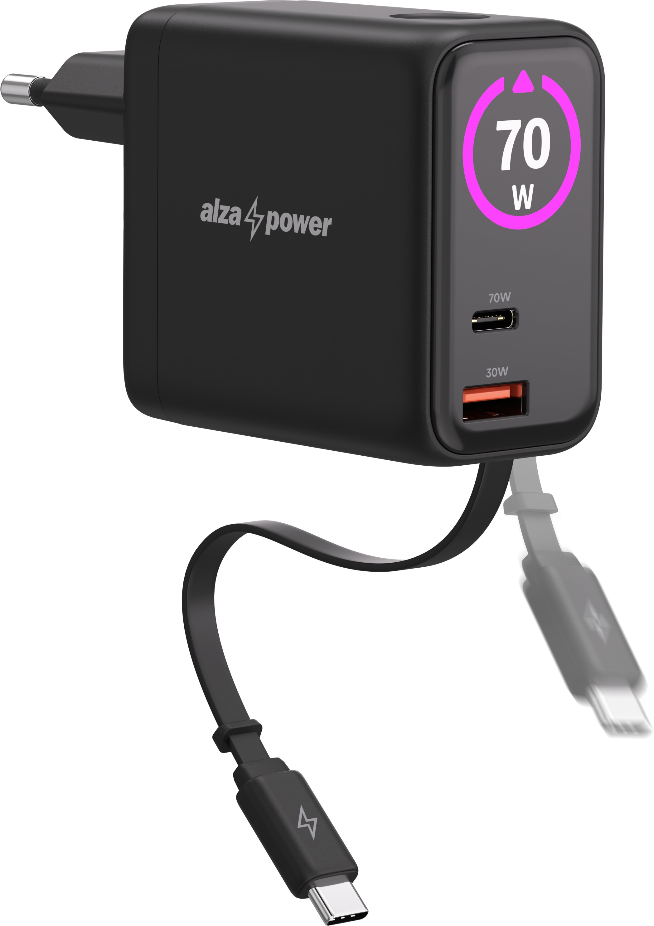 AlzaPower Ultimate D460 70W Černá