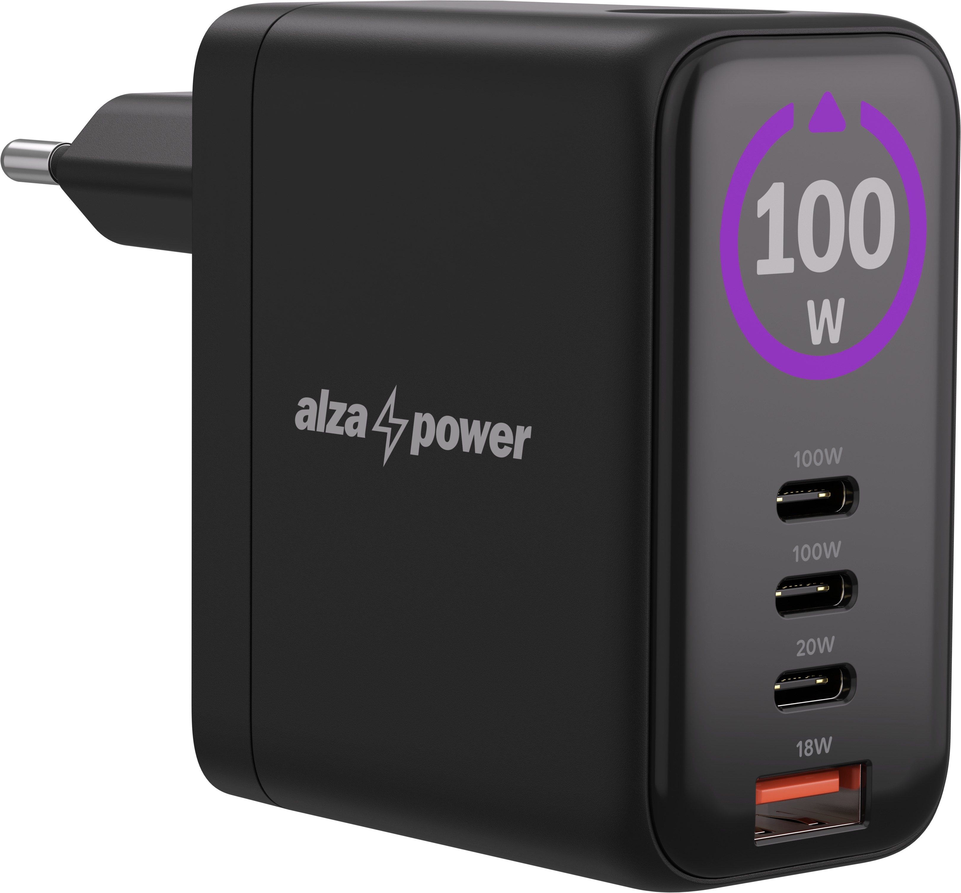 AlzaPower Ultimate D500 100W Černá