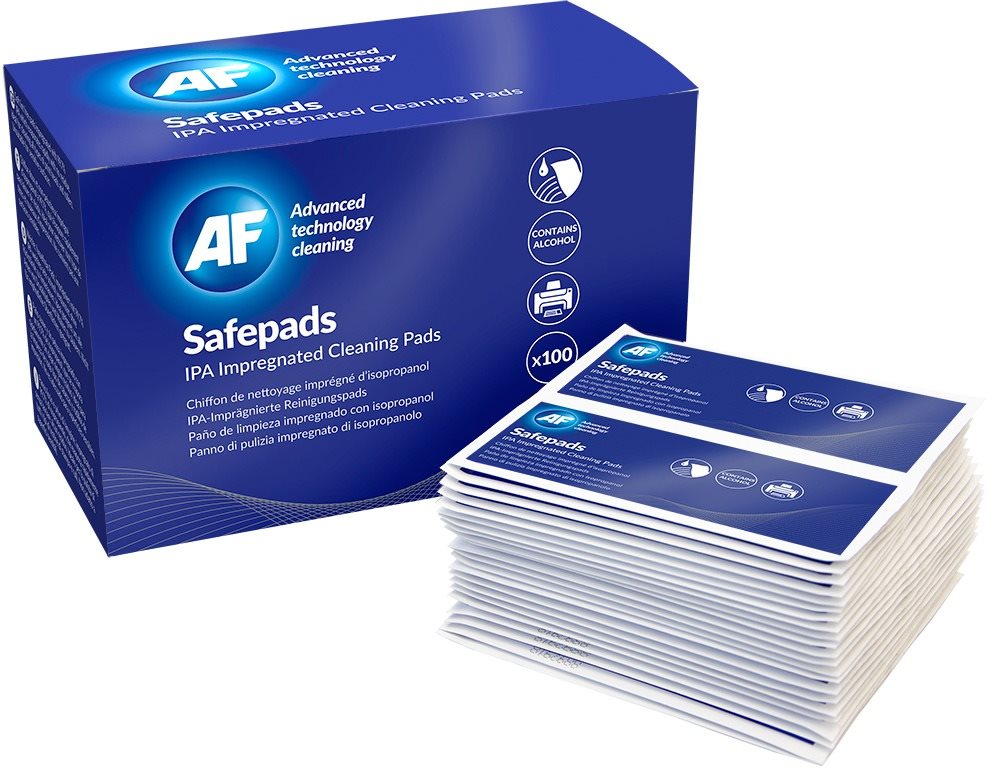 AF Safepads impregnované isopropylalkoholem 100 ks