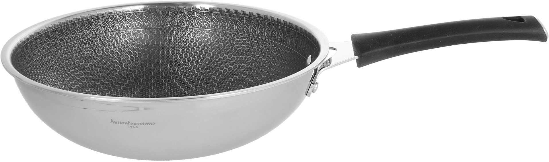 Andrea Fontebasso STEEL Pánev Wok 28 cm