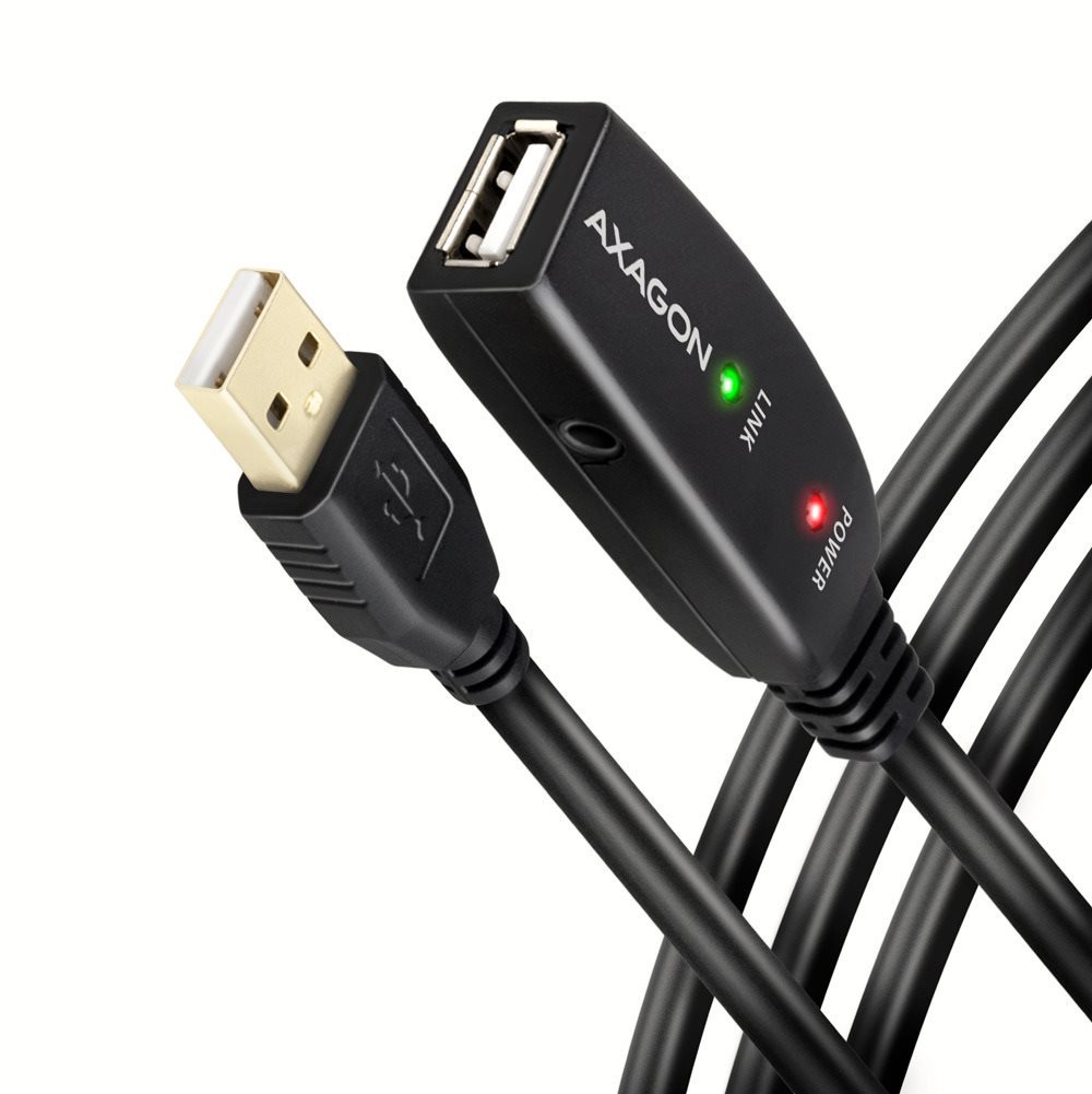 AXAGON ADR-205 USB 2.0 active extension / repeater cable USB A -> USB A, 5m