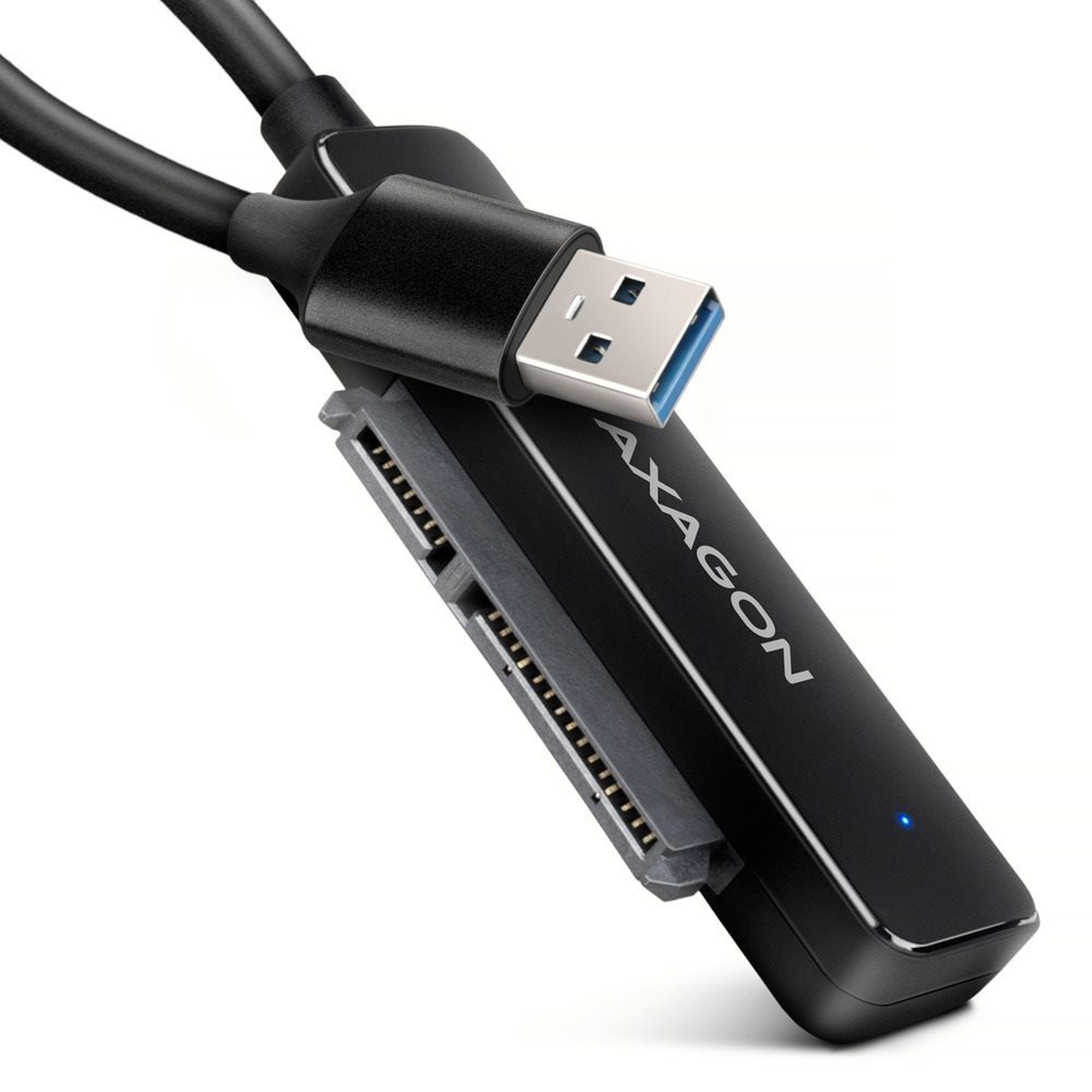 AXAGON ADSA-FP2A, USB-A 5Gbps > SATA 2.5" SSD/HDD SLIM adapter, cable 20 cm