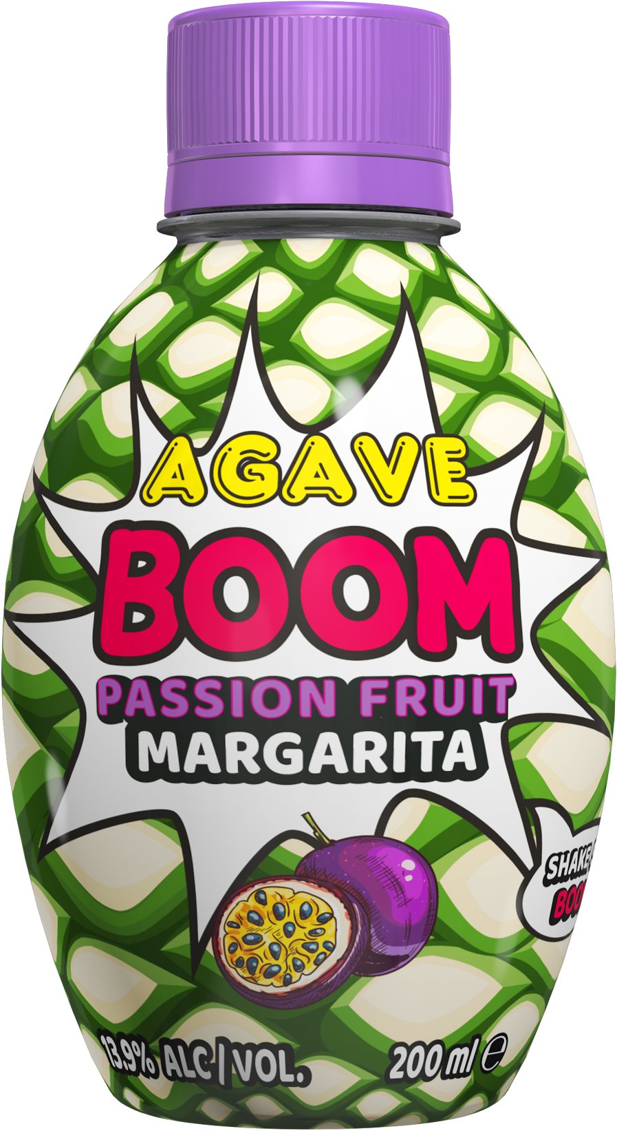 Agave Boom Passion Fruit Margarita 0,2 l, 13,9 % vol.