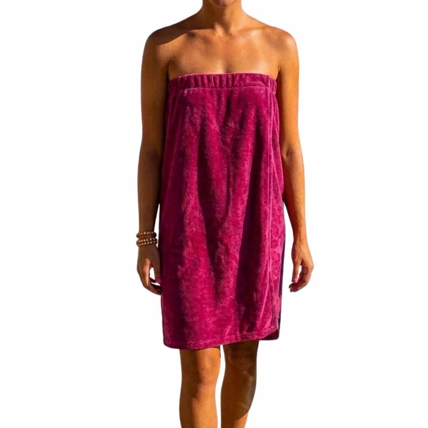 Agama Pareo Lux Ručník do sauny tunika, fuchsia
