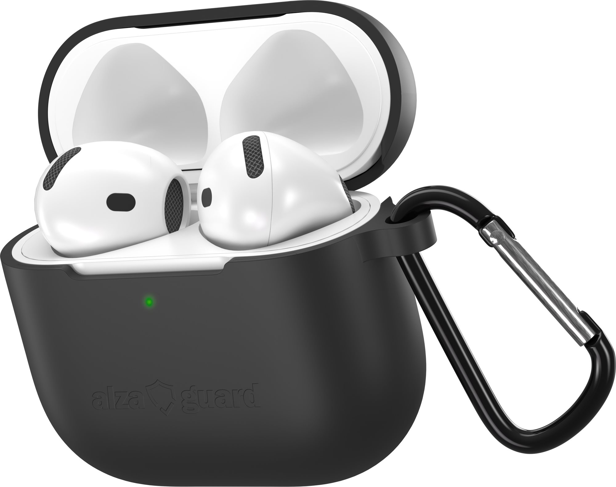 AlzaGuard Skinny Silicone Case pro Airpods 4 černé