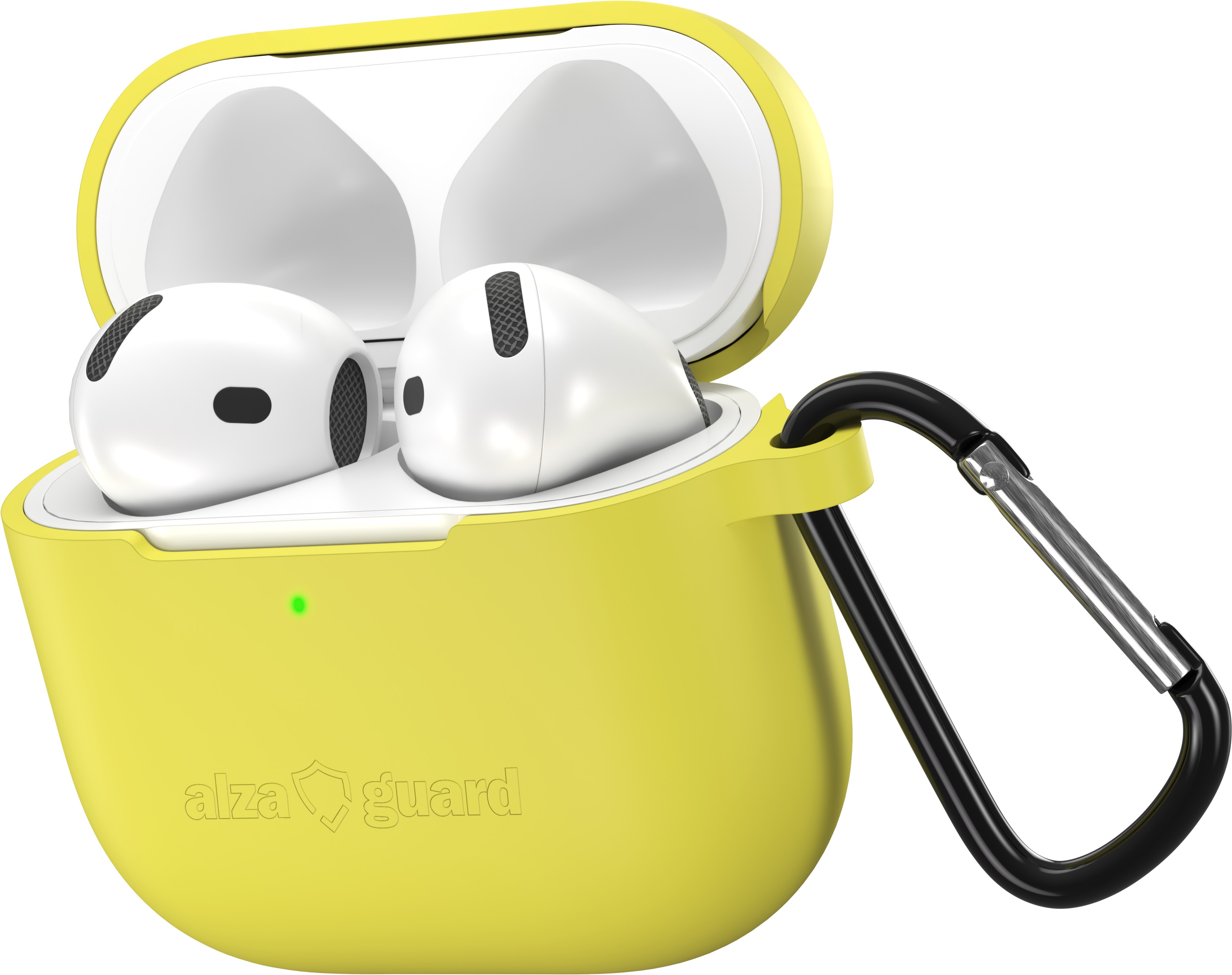 AlzaGuard Skinny Silicone Case pro Airpods 4 žluté