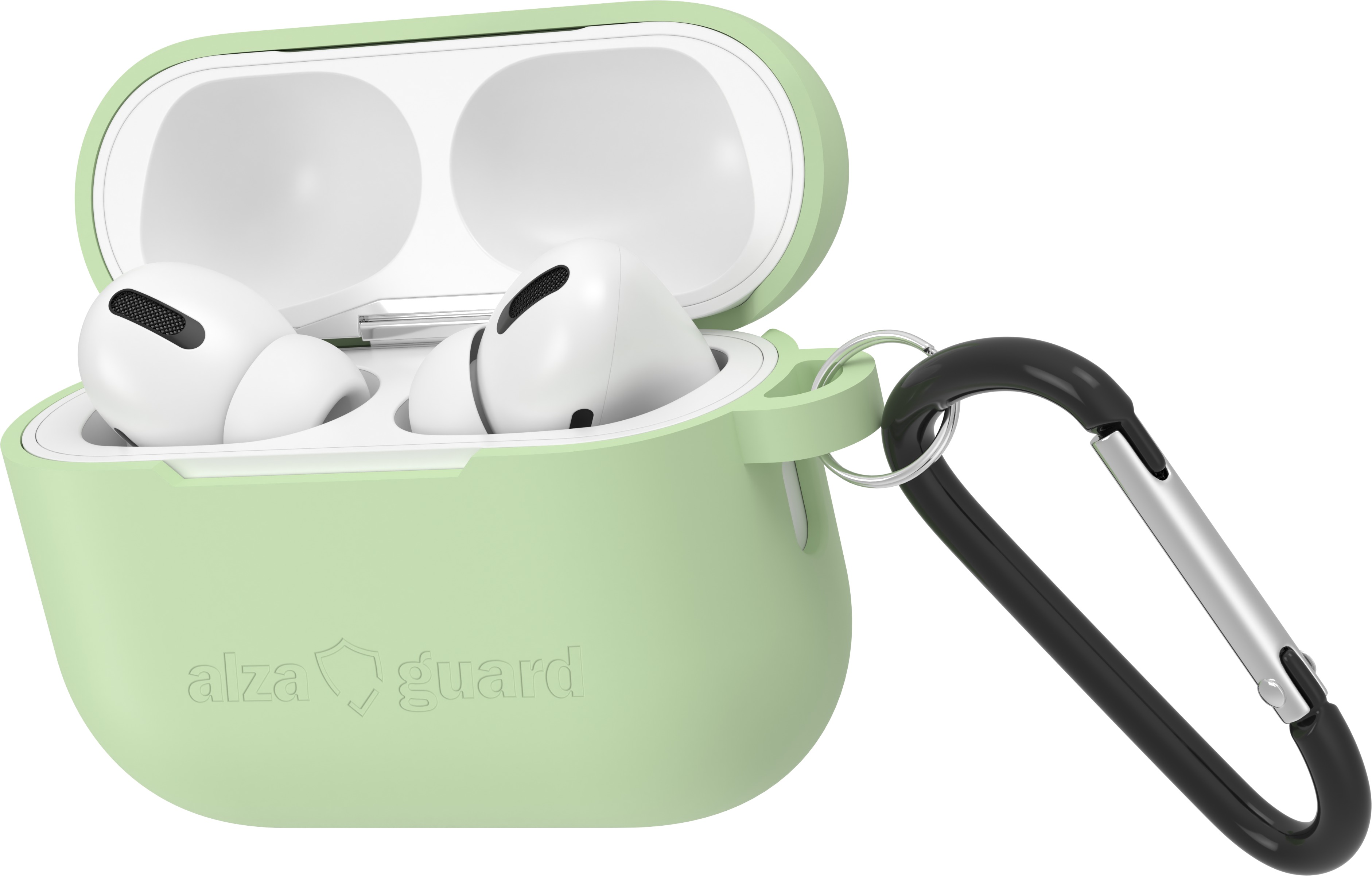 AlzaGuard Skinny Silicone Case pro Airpods Pro 3 zelené