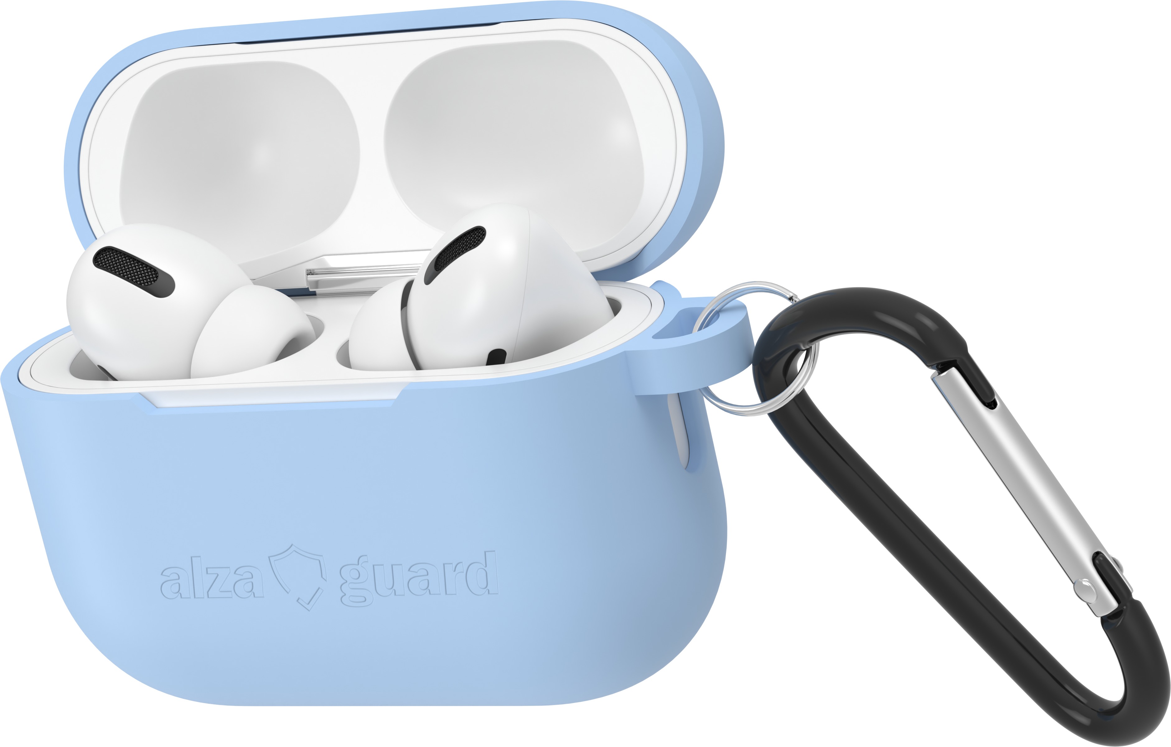 AlzaGuard Skinny Silicone Case pro Airpods Pro 3 modré