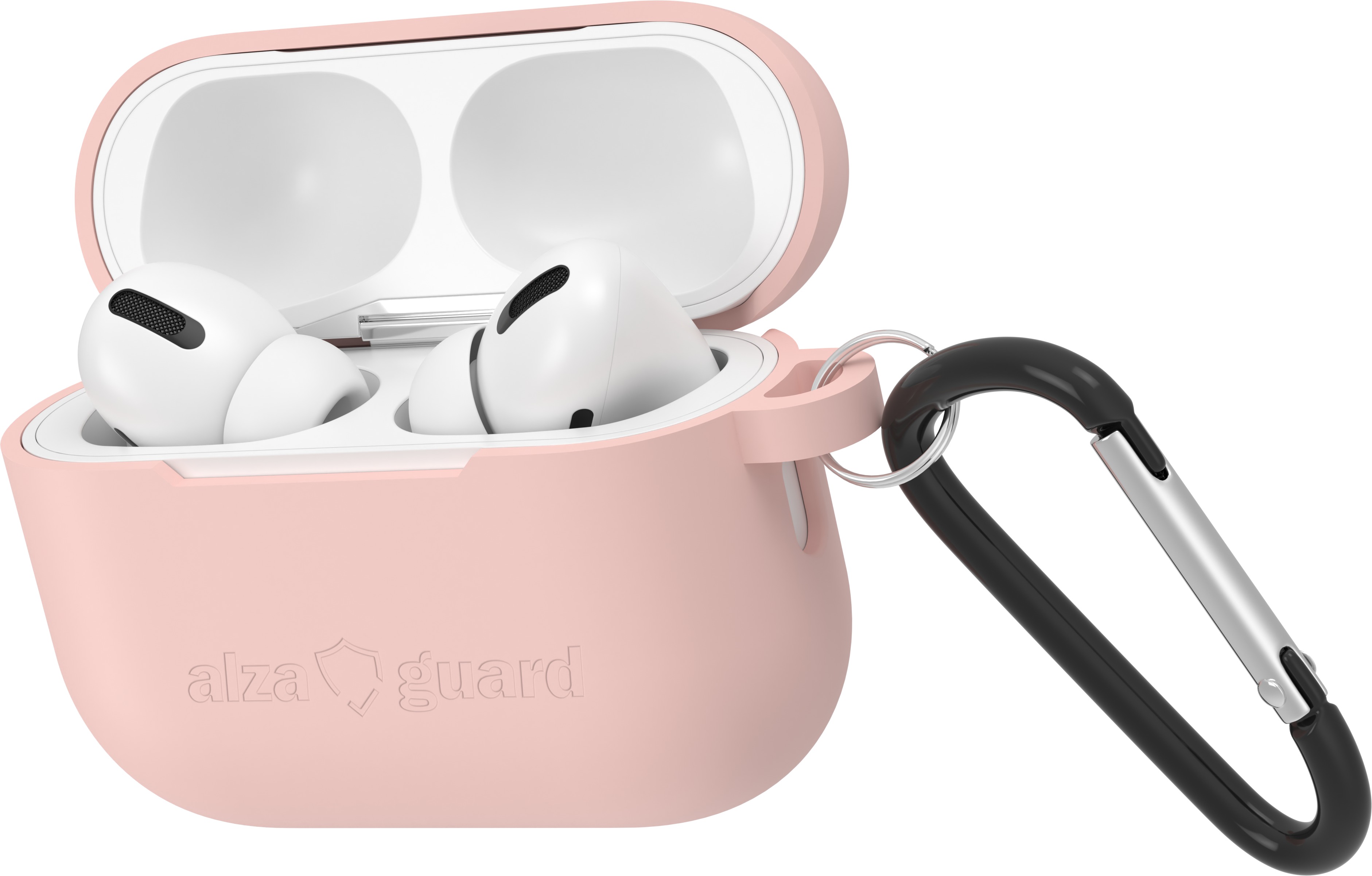 AlzaGuard Skinny Silicone Case pro Airpods Pro 3 růžové