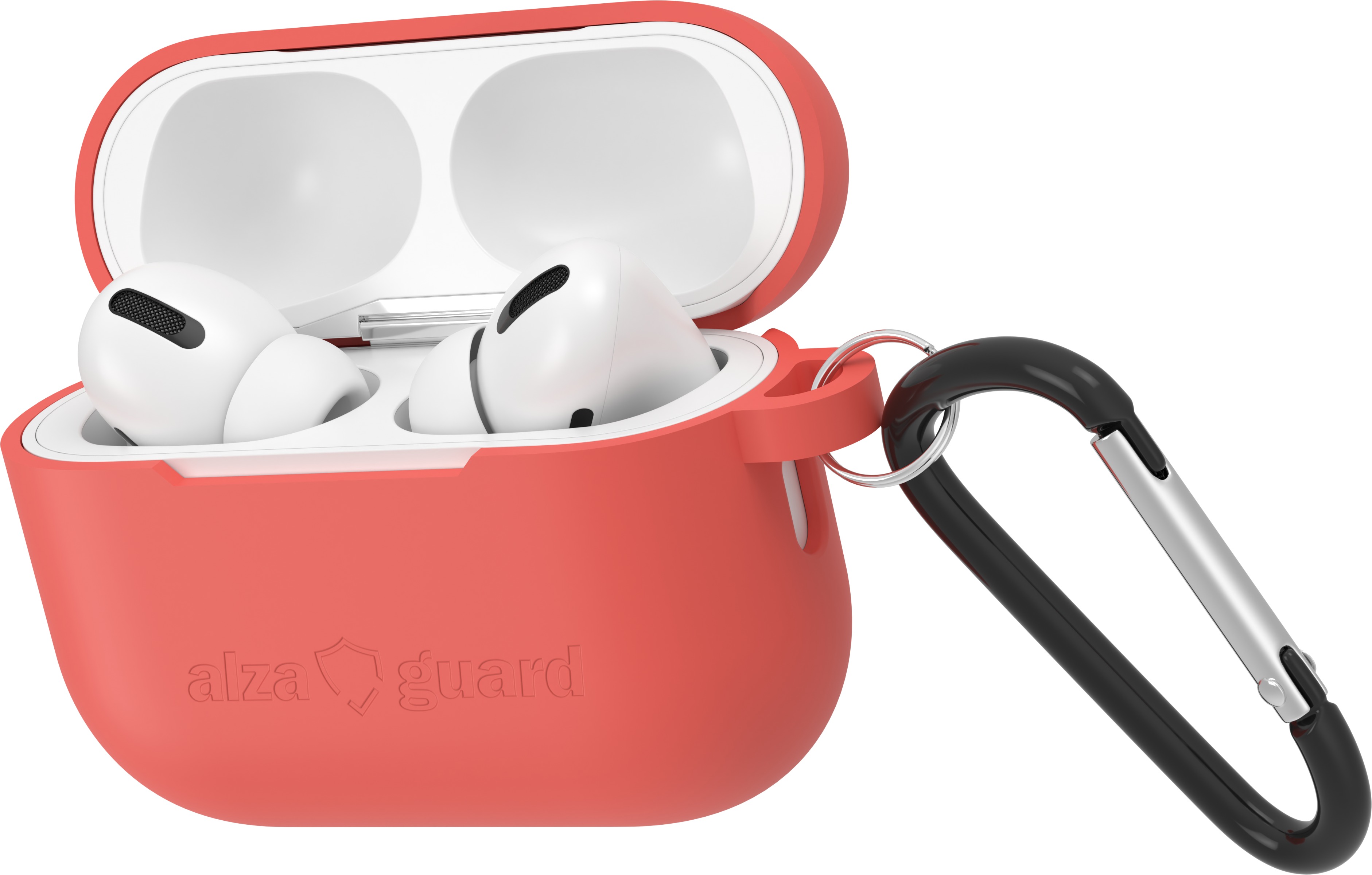 AlzaGuard Skinny Silicone Case pro Airpods Pro 3 červené