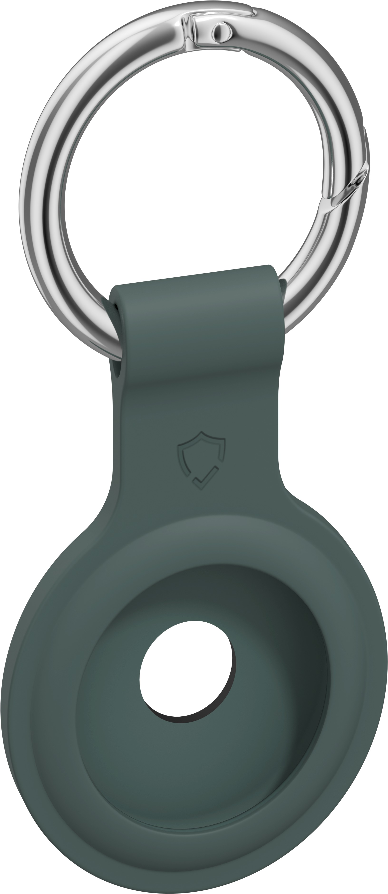 AlzaGuard Silicone Keychain pro Airtag zelená