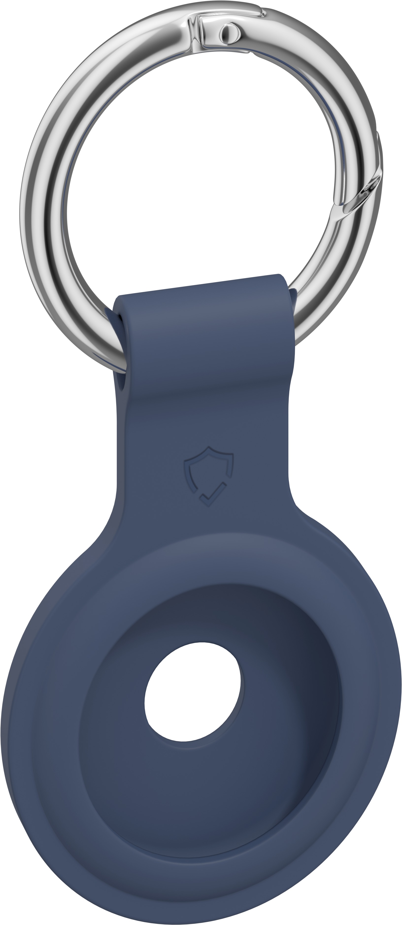 AlzaGuard Silicone Keychain pro Airtag modrá