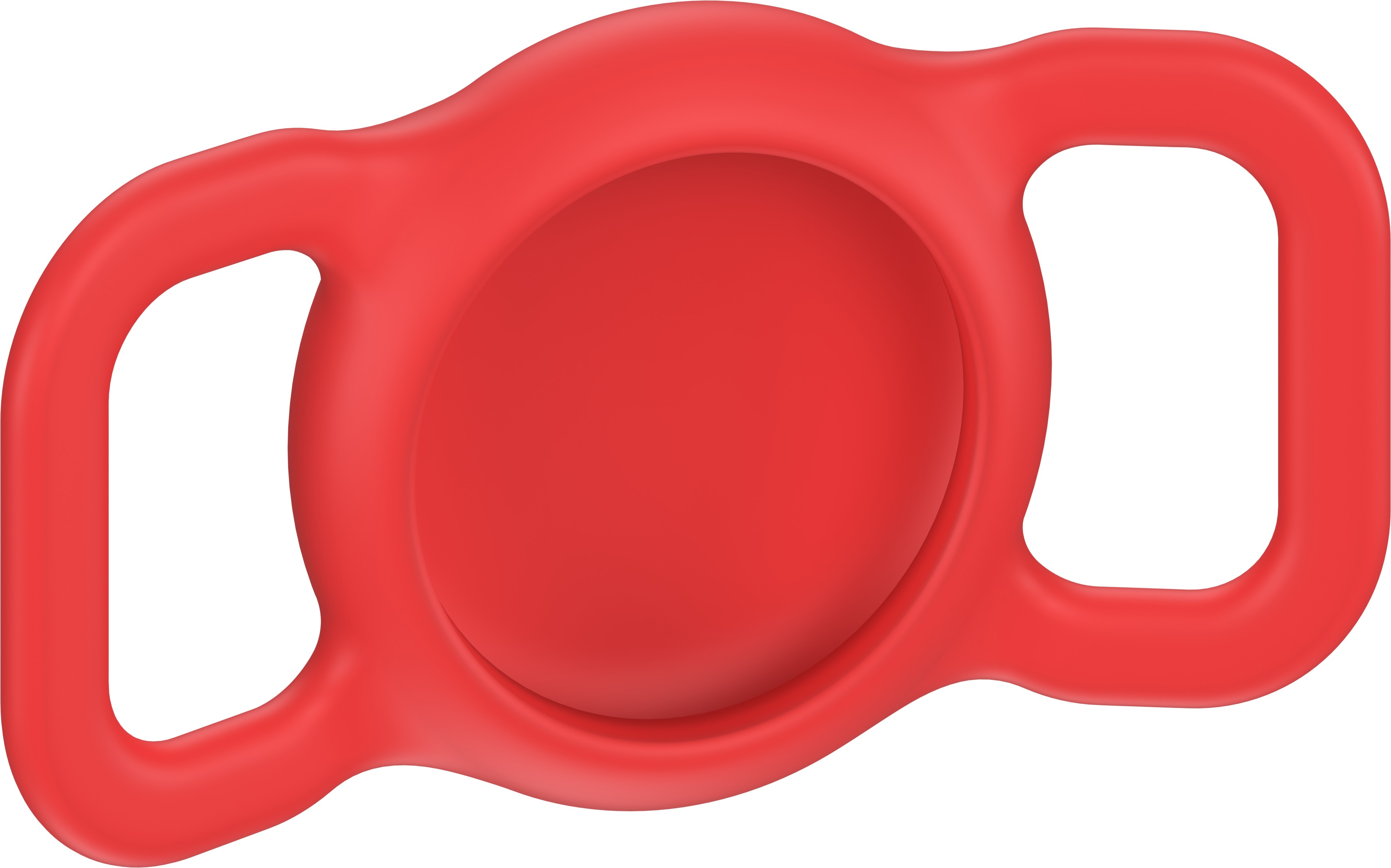 AlzaGuard Pet Collar Mount for AirTag červený