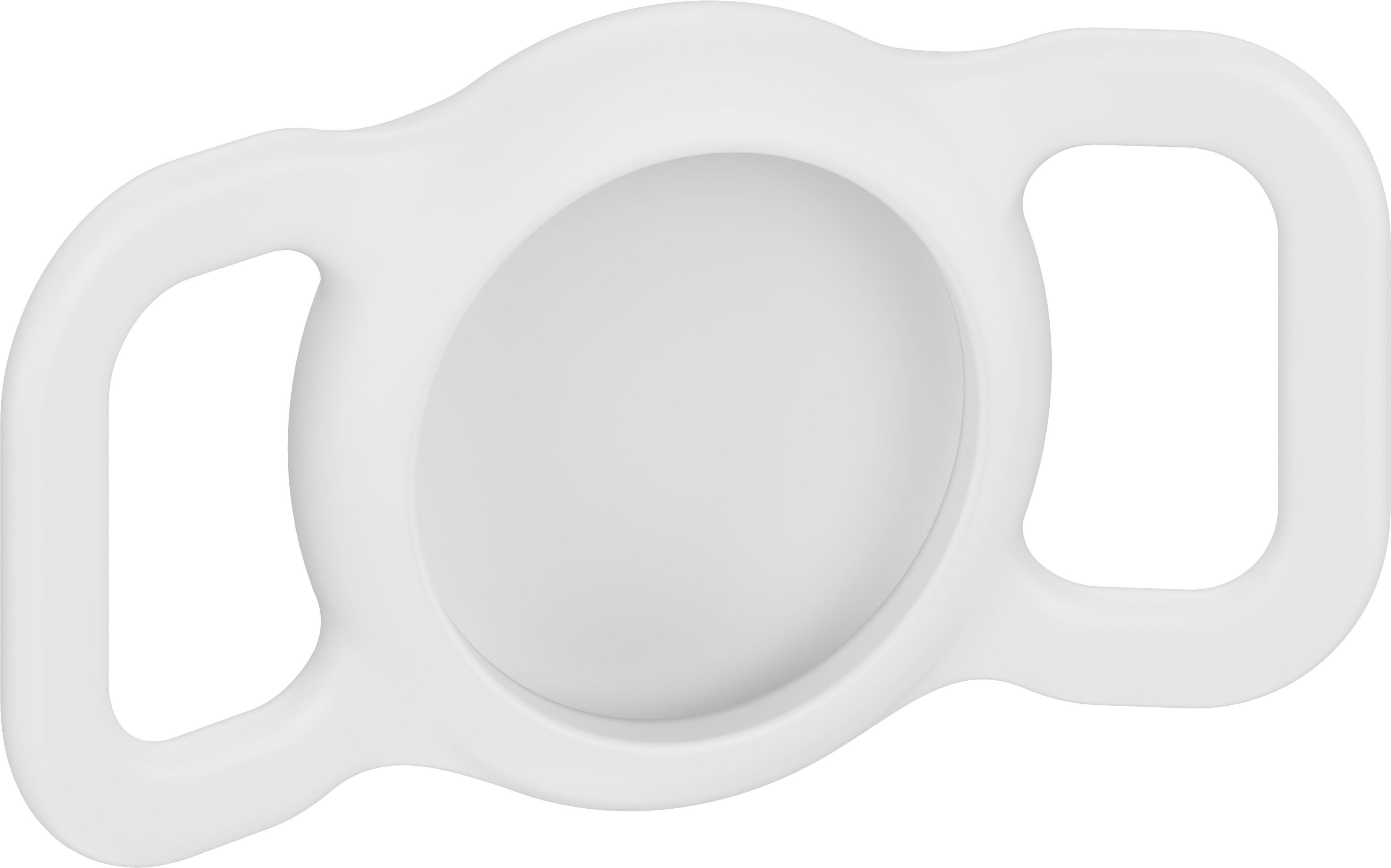 AlzaGuard Pet Collar Mount for AirTag bílý