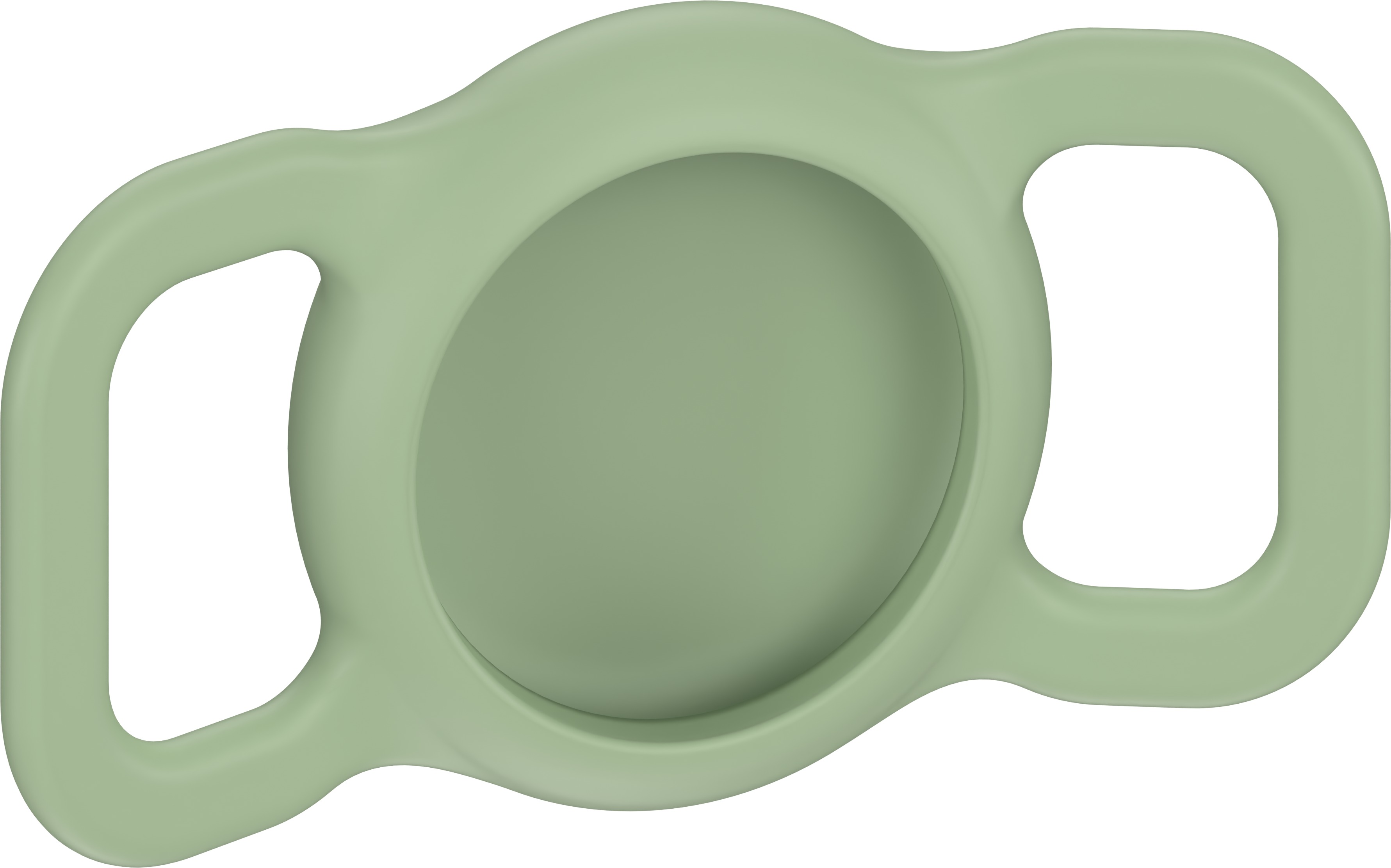 AlzaGuard Pet Collar Mount for AirTag světle zelený