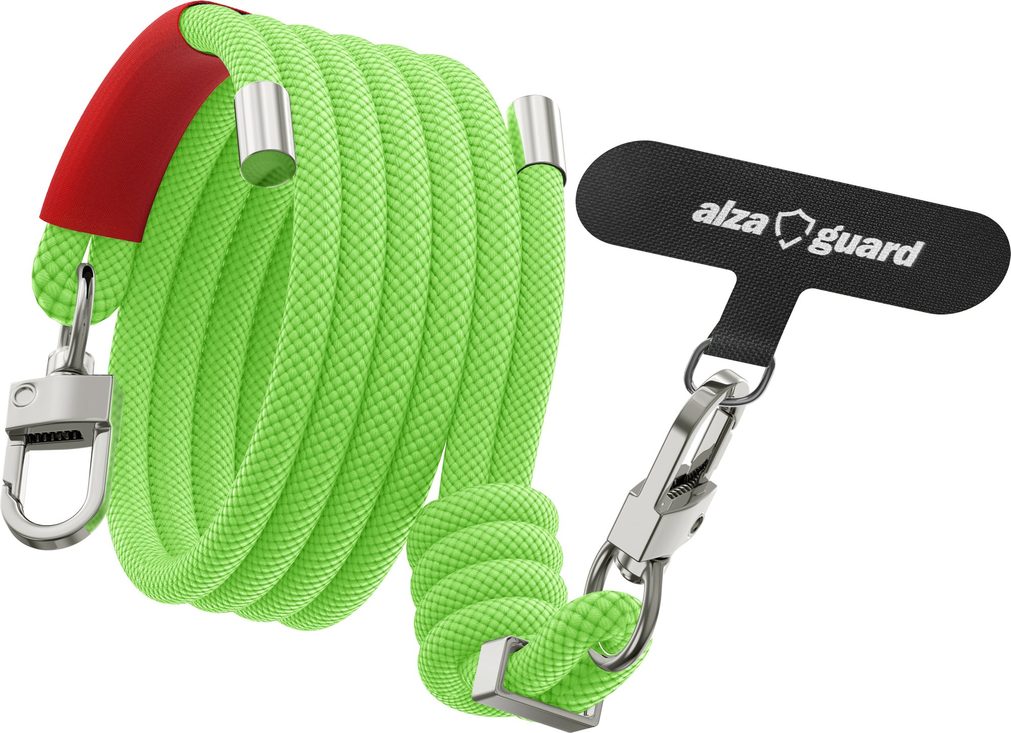 AlzaGuard Universal Adjustable Lanyard - zelená